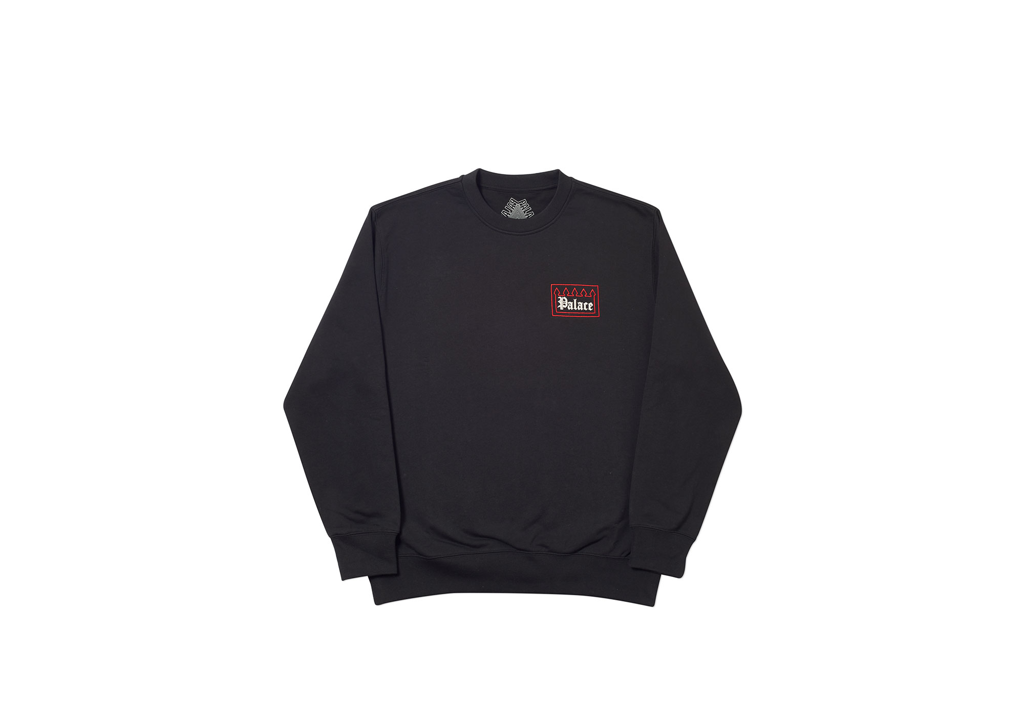 PALACE GATED COMMUNITY CREW スウェット M 黒 PALACE GATED COMMUNITY CREW スウェット M 黒