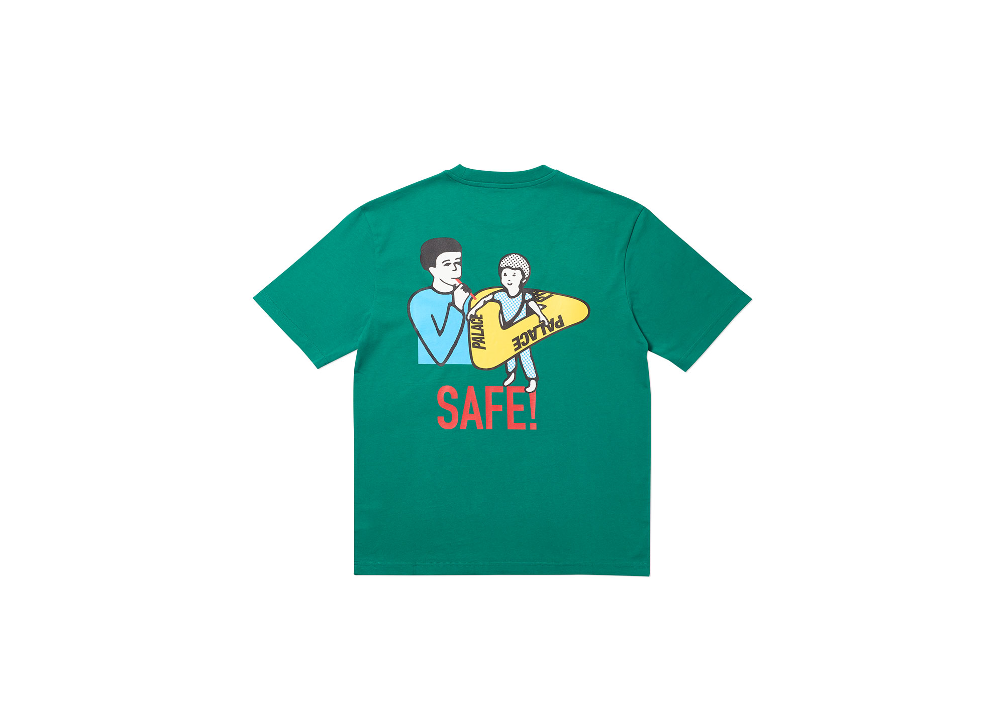 [パレス] Palace Safe T-Shirt T SHIRT SS 19 2019 Palace Safe T T-shirt Blue 2019 Size Medium | eBay