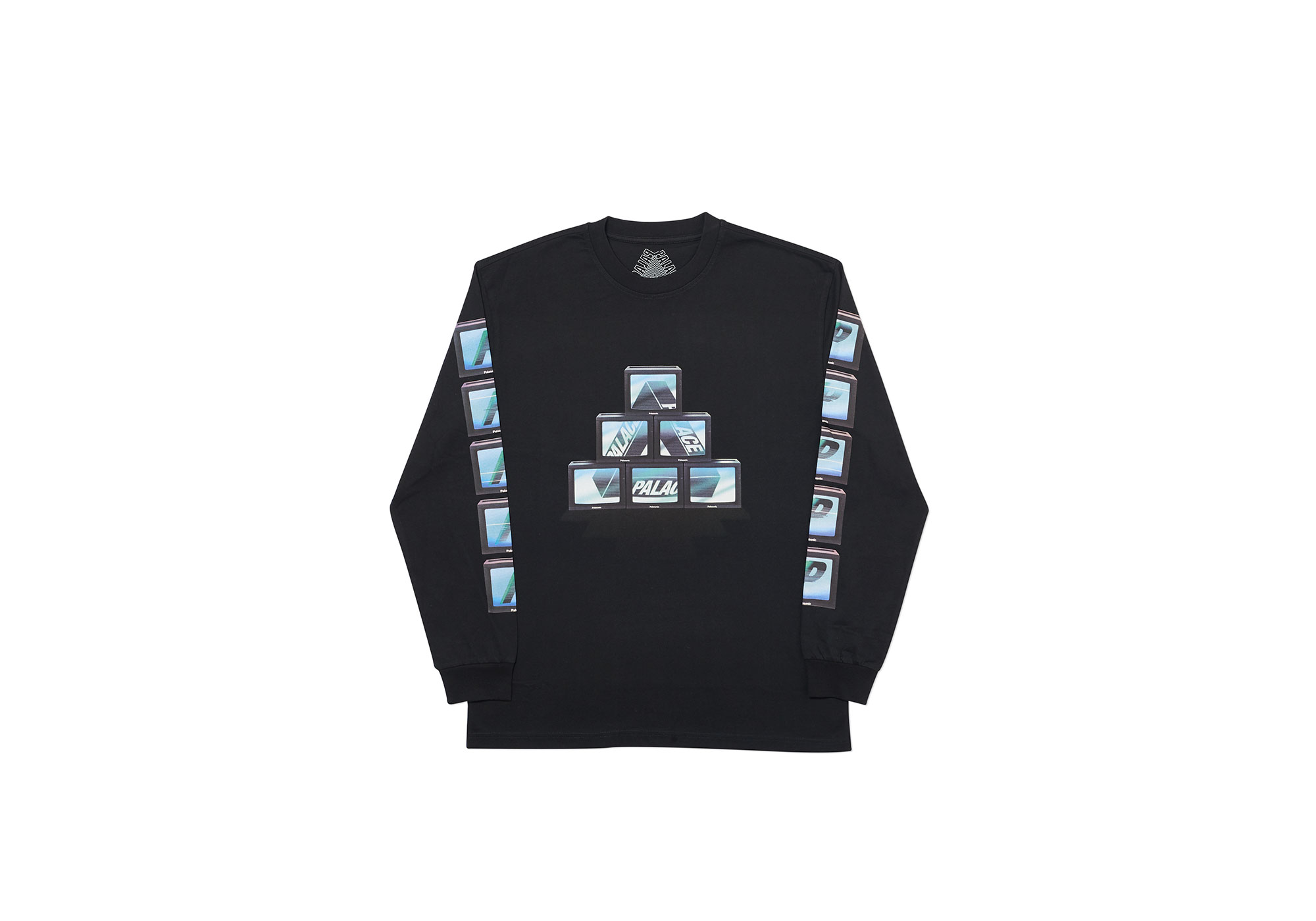 Palace SkateboardsのPTV Longsleeve Black PTV LONGSLEEVE | PALACE SKATEBOARDS