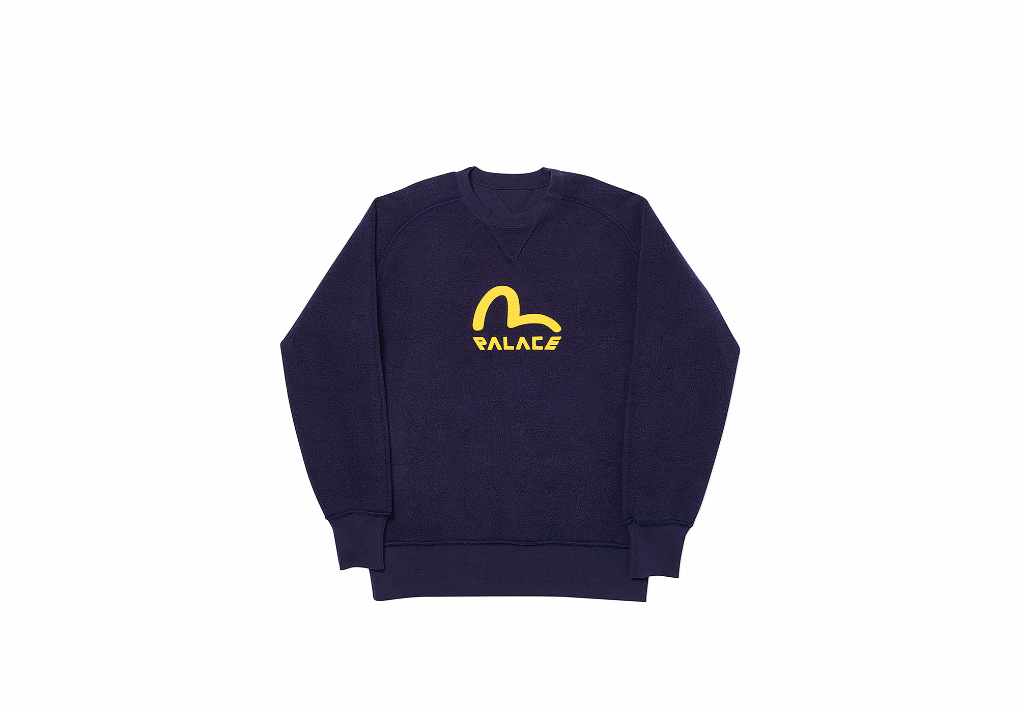PALACE EVISU REVERSIBLE CREW | PALACE SKATEBOARDS