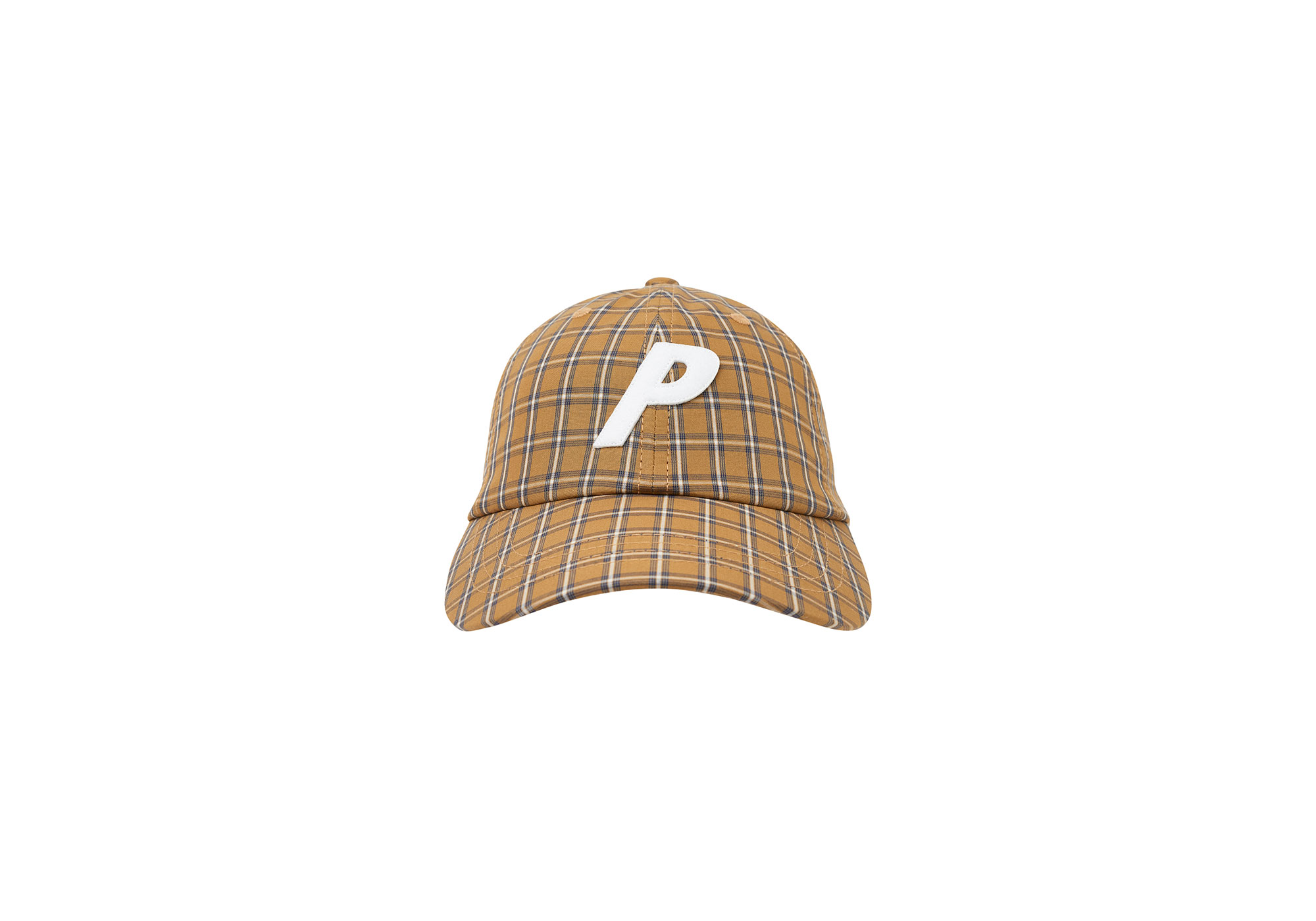 P 6-PANEL HOUNDSTOOTH BROWN Palace キャップ PALACE キャップ