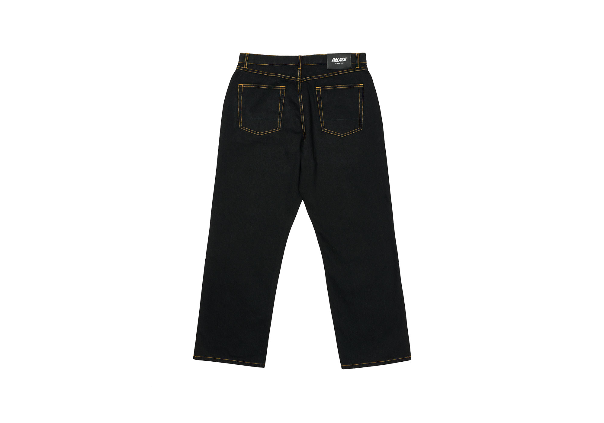 パンツ PALACE - BAGGIES JEAN BLACK 1734367333-palace-2020-summer-