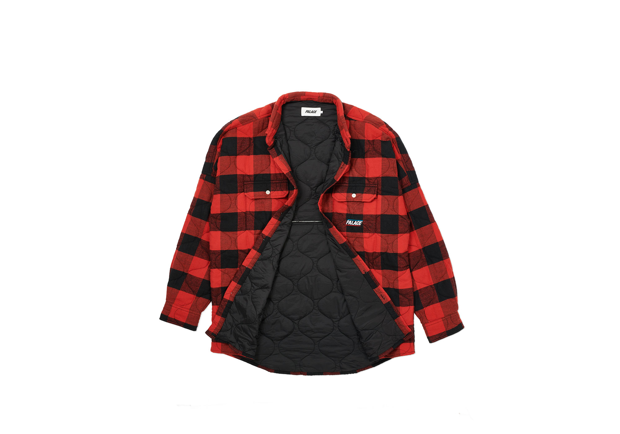 ジャケット・アウター Palace Skateboards Quilted Flannel Palace Skateboards Quilted Flannel