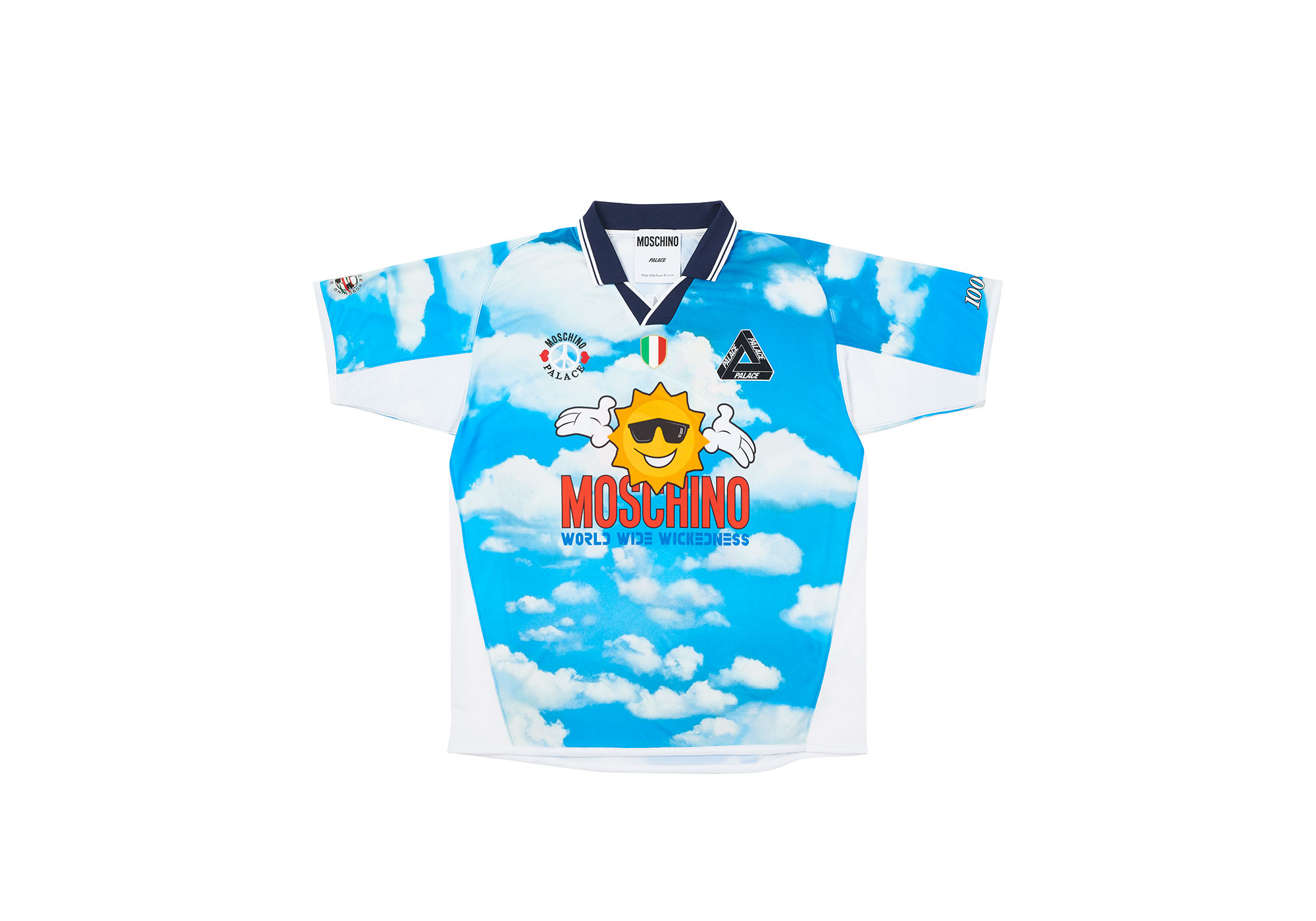 【感謝価格】 PALACE MOSCHINO SKATEBOARDS PALACE | SHIRT FOOTBALL ウェア