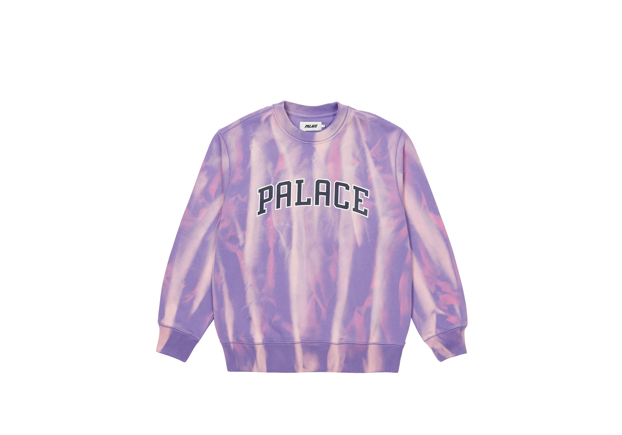 スウェット Palace Try-Dye Crew Purple/ White TRY-DYE CREW | PALACE SKATEBOARDS