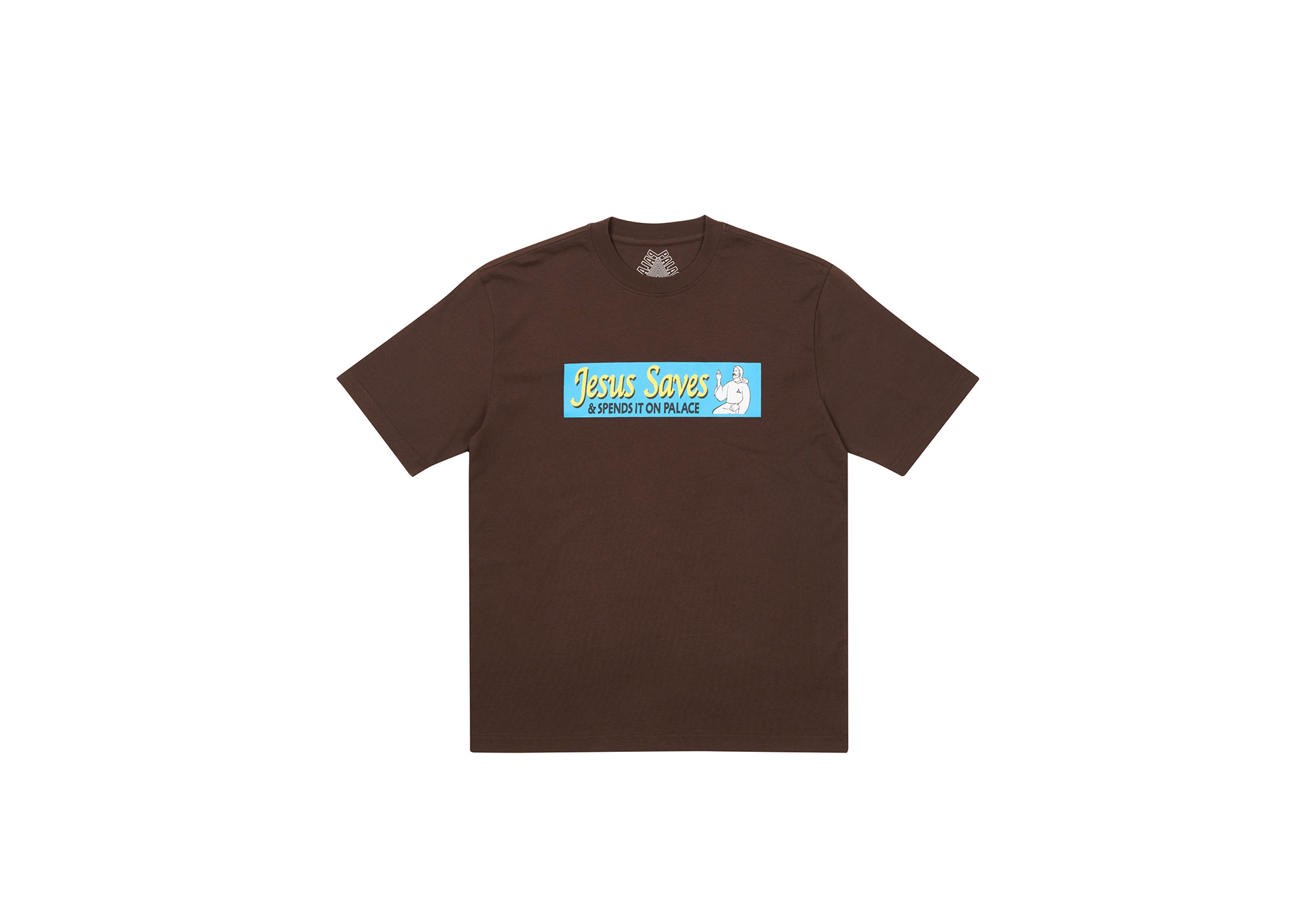 トップス PALACE SKATEBOARDS JESUS GILEFT NAVY JESUS SAVES T-SHIRT | PALACE SKATEBOARDS