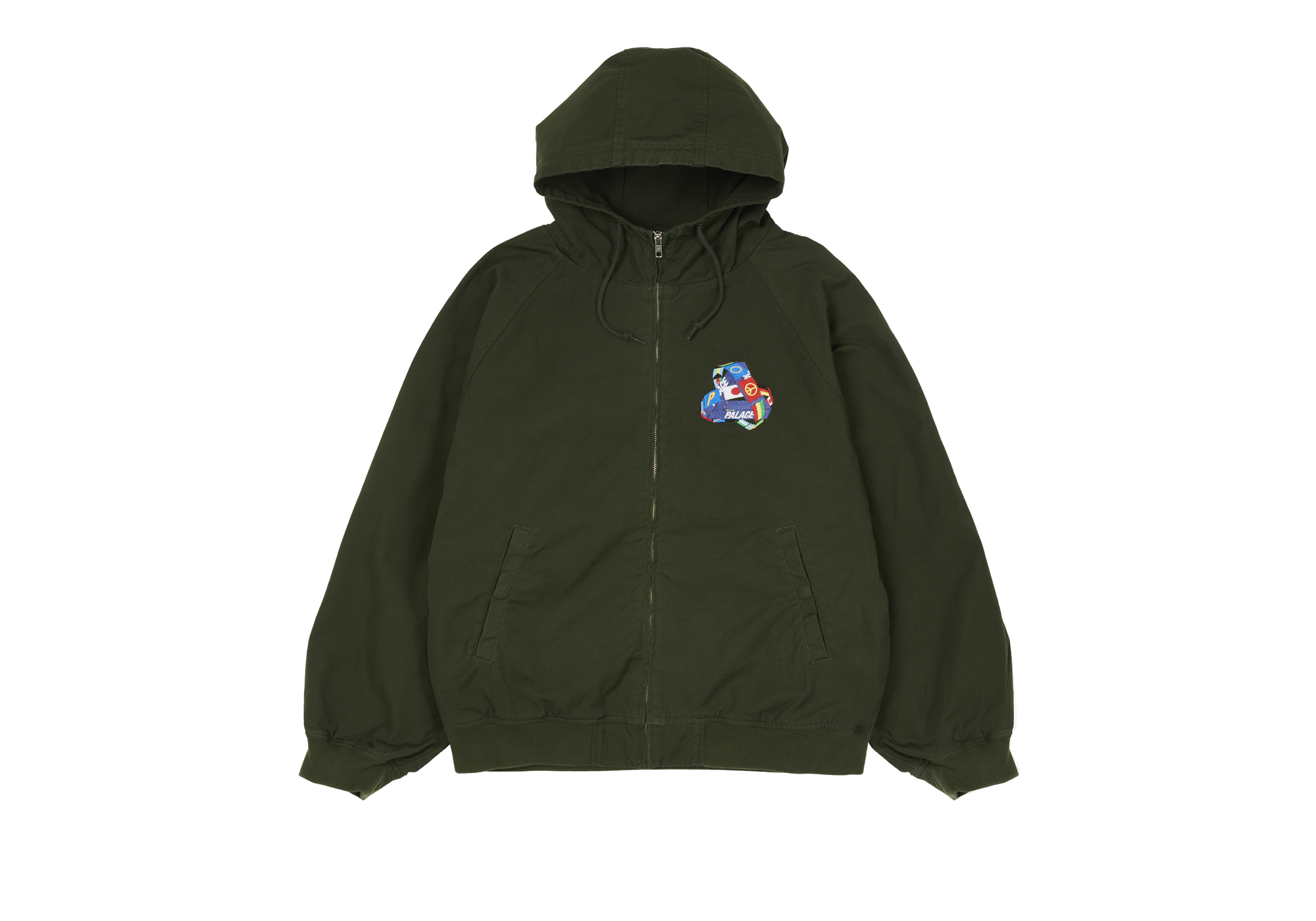 TRI-FLAG HOODED JACKET | PALACE SKATEBOARDS