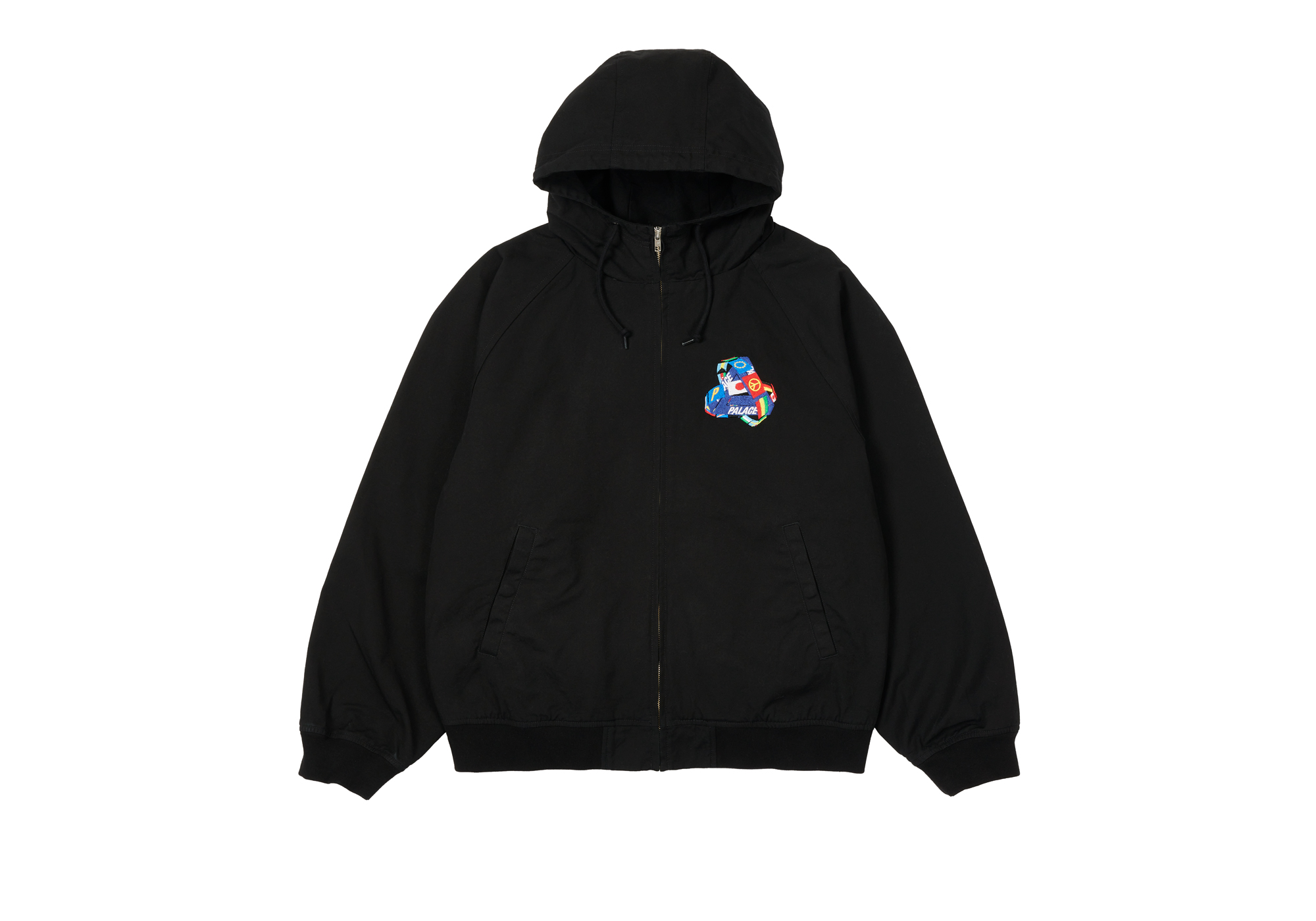 ジャケット・アウター 21ssPALACE TRI-FLAG HOODED JACKET BLACK Palace Tri-Flag Hooded Jacket Black Men's - SS21 - US