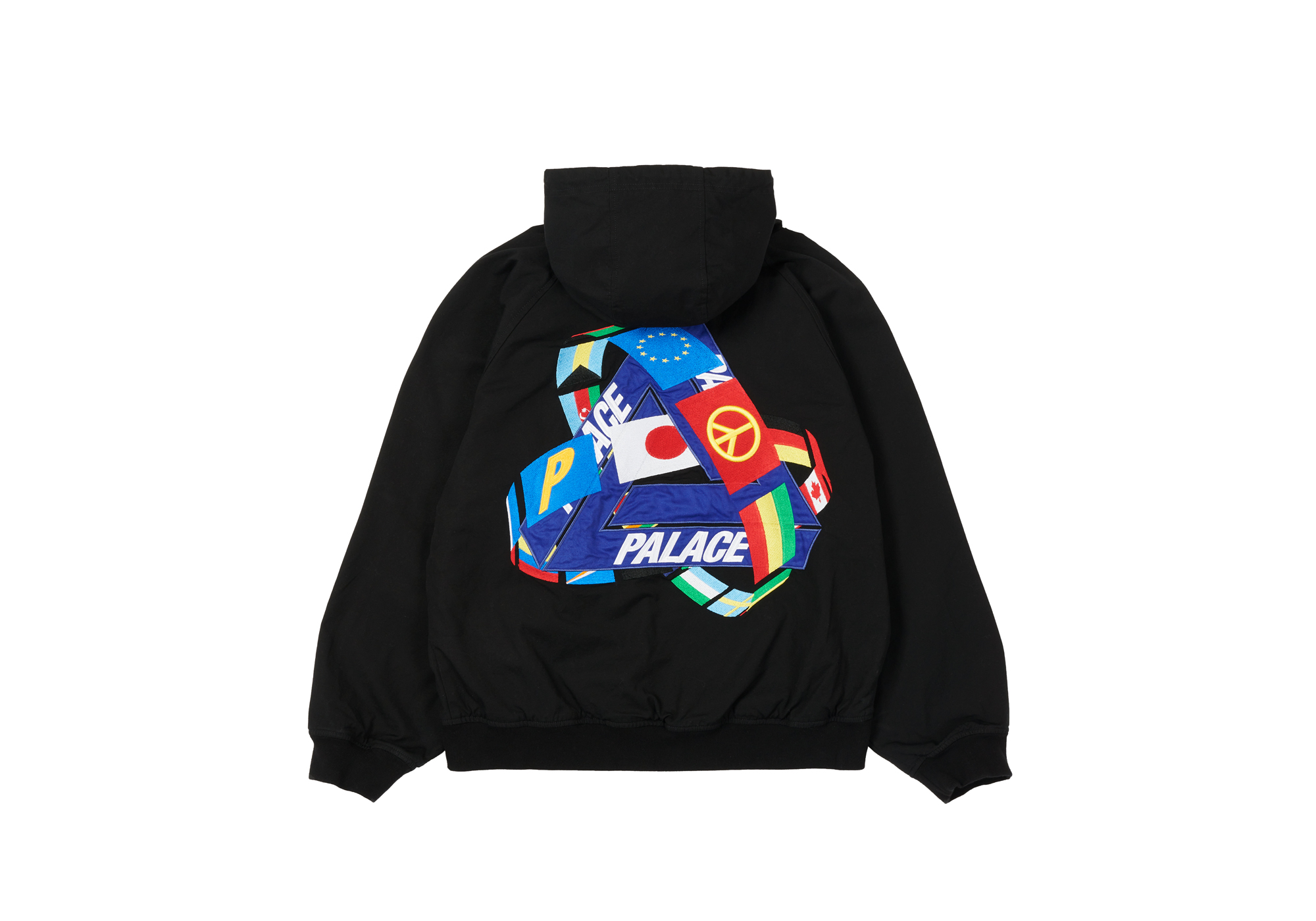 TRI-FLAG HOODED JACKET | PALACE SKATEBOARDS