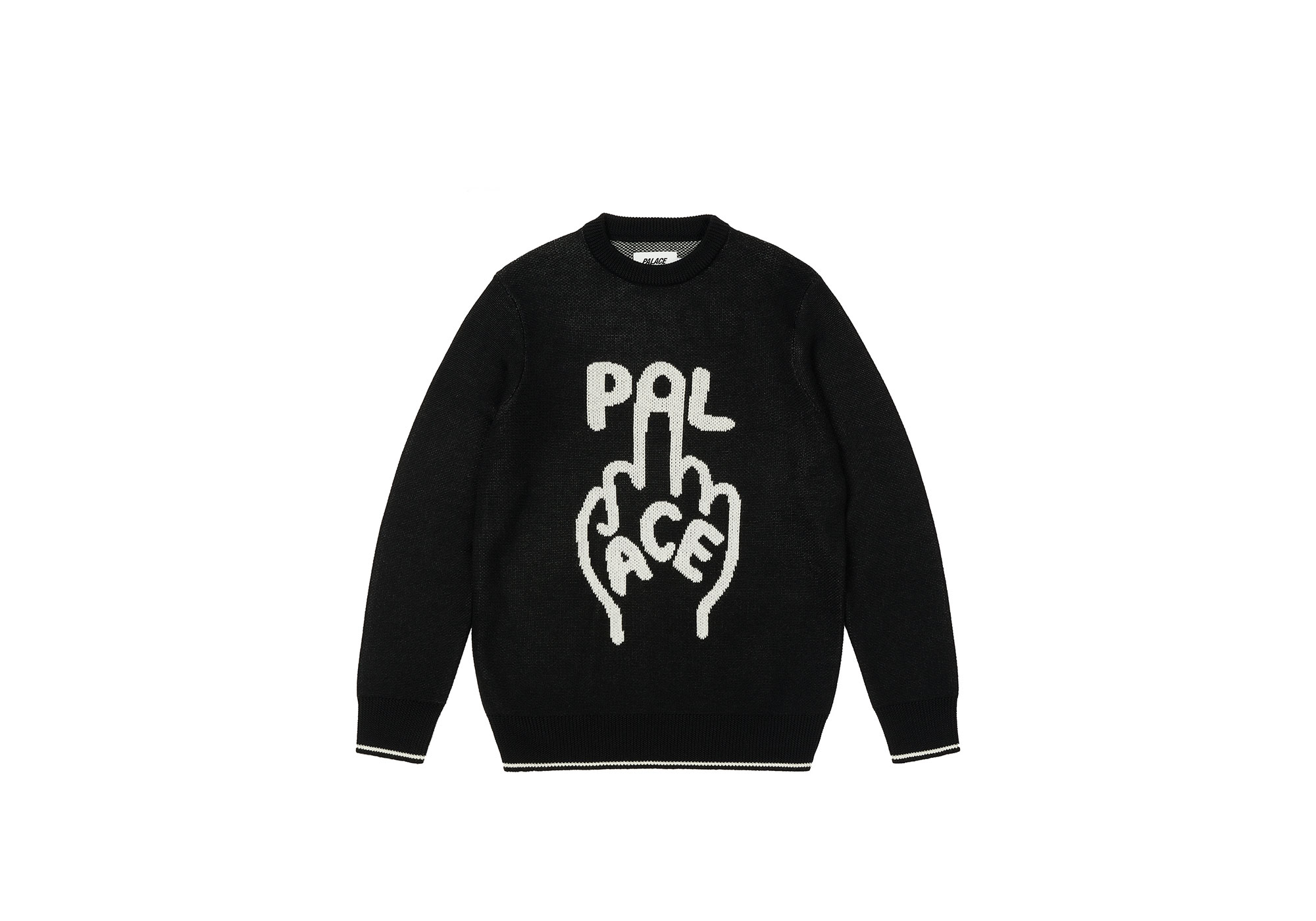 トップス palace skateboards soul knit Black Soul Knit Black - Summer 2025 - Palace Community