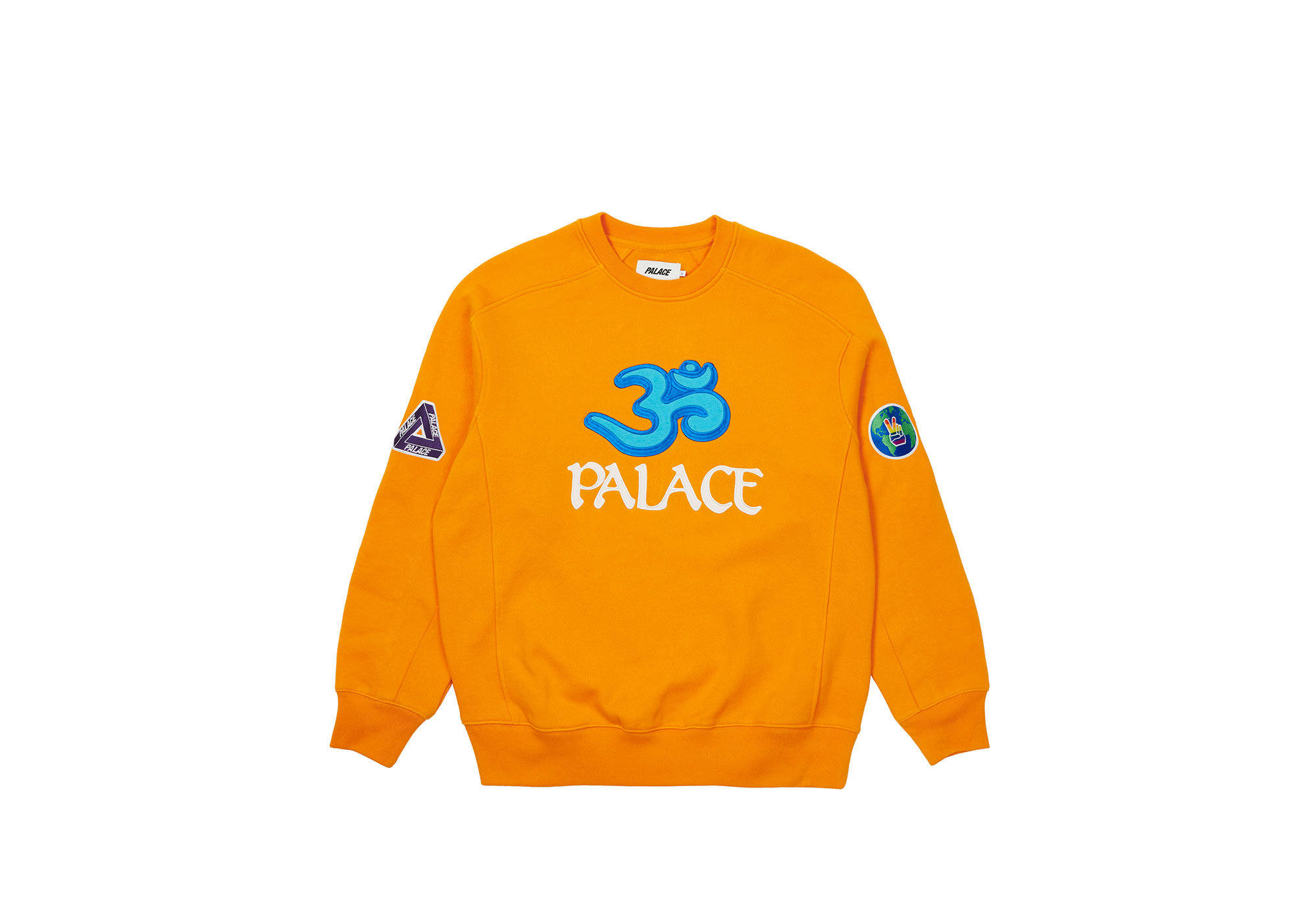 Palace Slub Crew (FW21) Orange XLサイズ