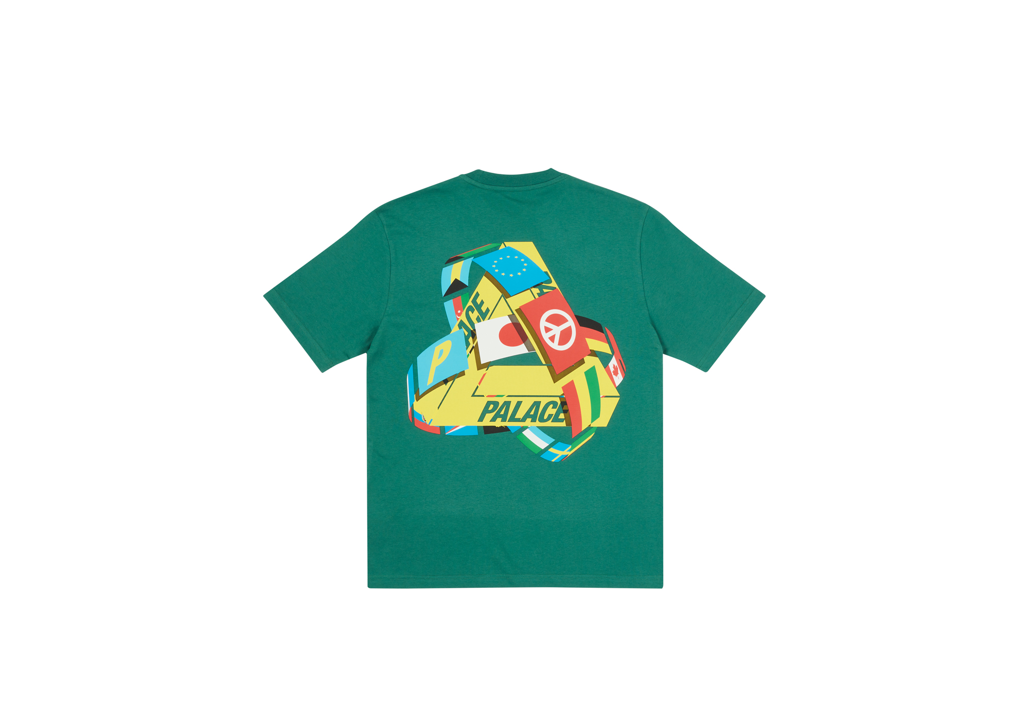 【Palace Skateboards】 Tri-OG T-Shirt Green Navy ★大人気★ TRI-OG T-SHIRT | PALACE SKATEBOARDS