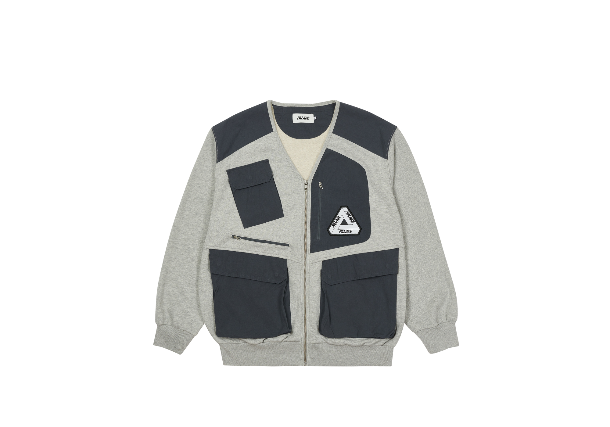UTILITY ZIP FRONT PANEL SWEAT | PALACE SKATEBOARDS