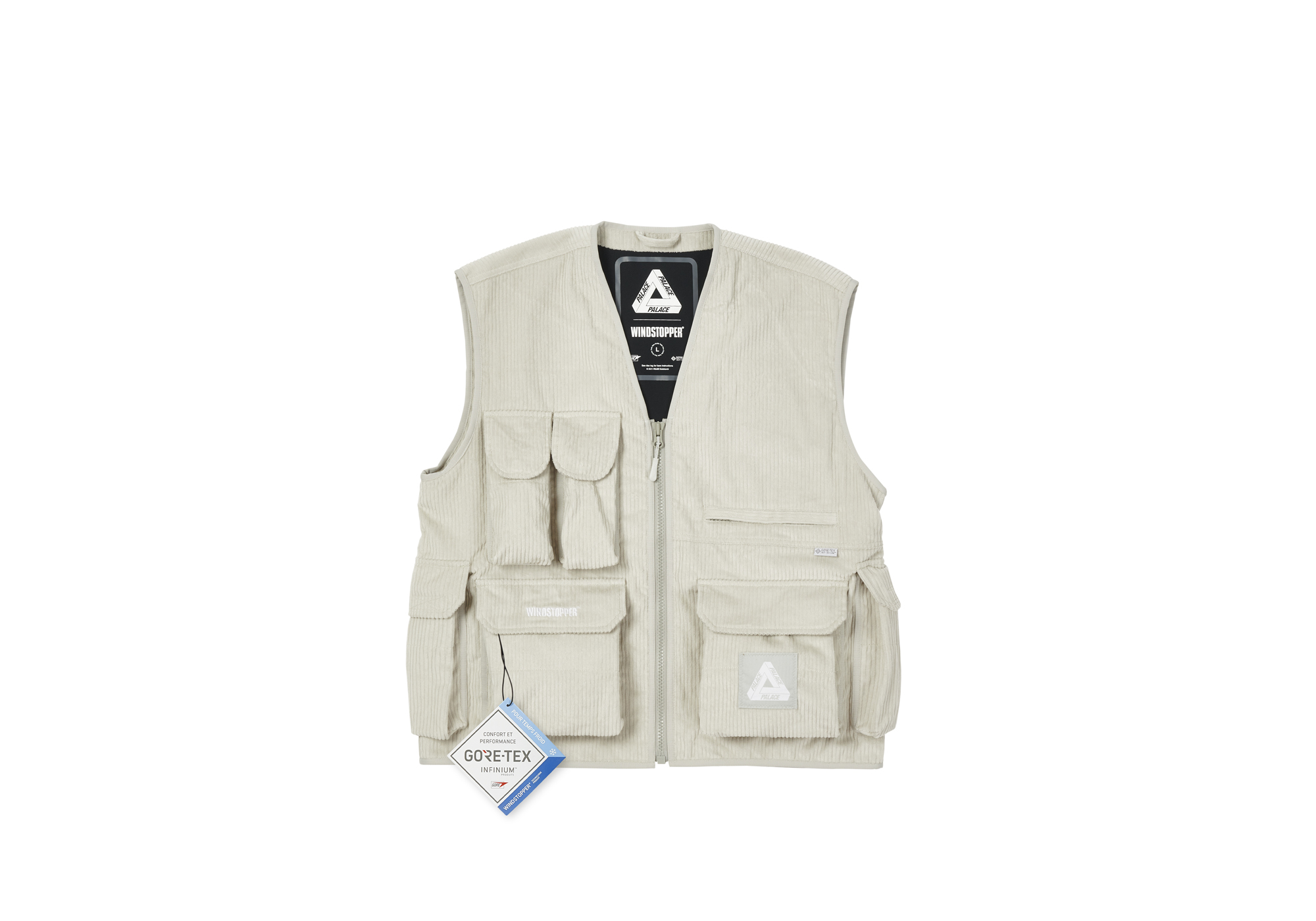 GORE-TEX INFINIUM CORDUROY VEST | PALACE SKATEBOARDS