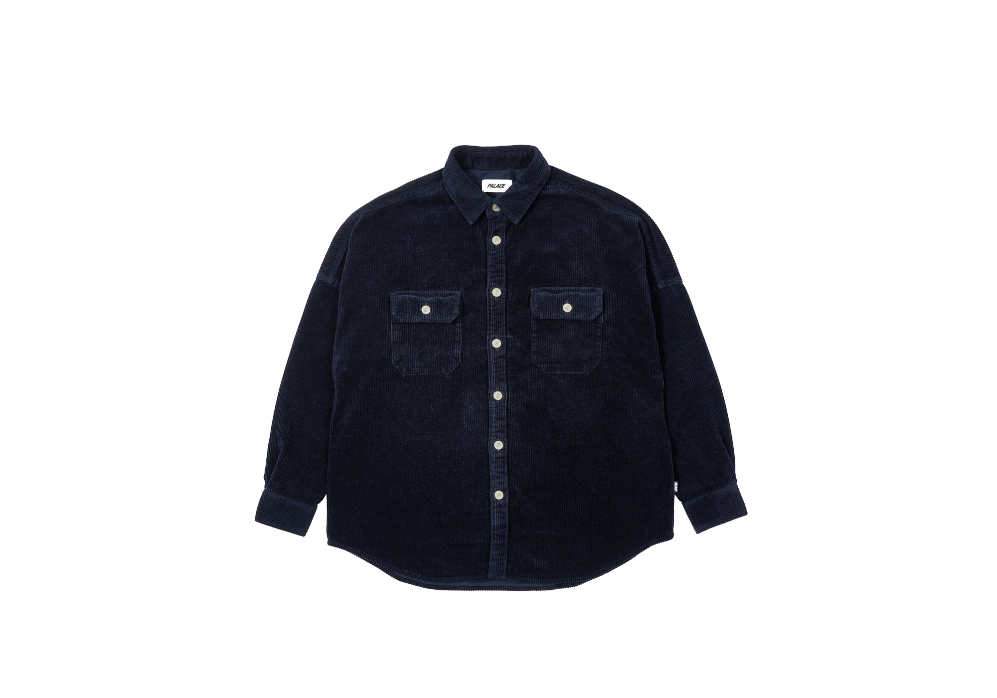 WASHED DROP SHOULDER CORD SHIRT | PALACE SKATEBOARDS