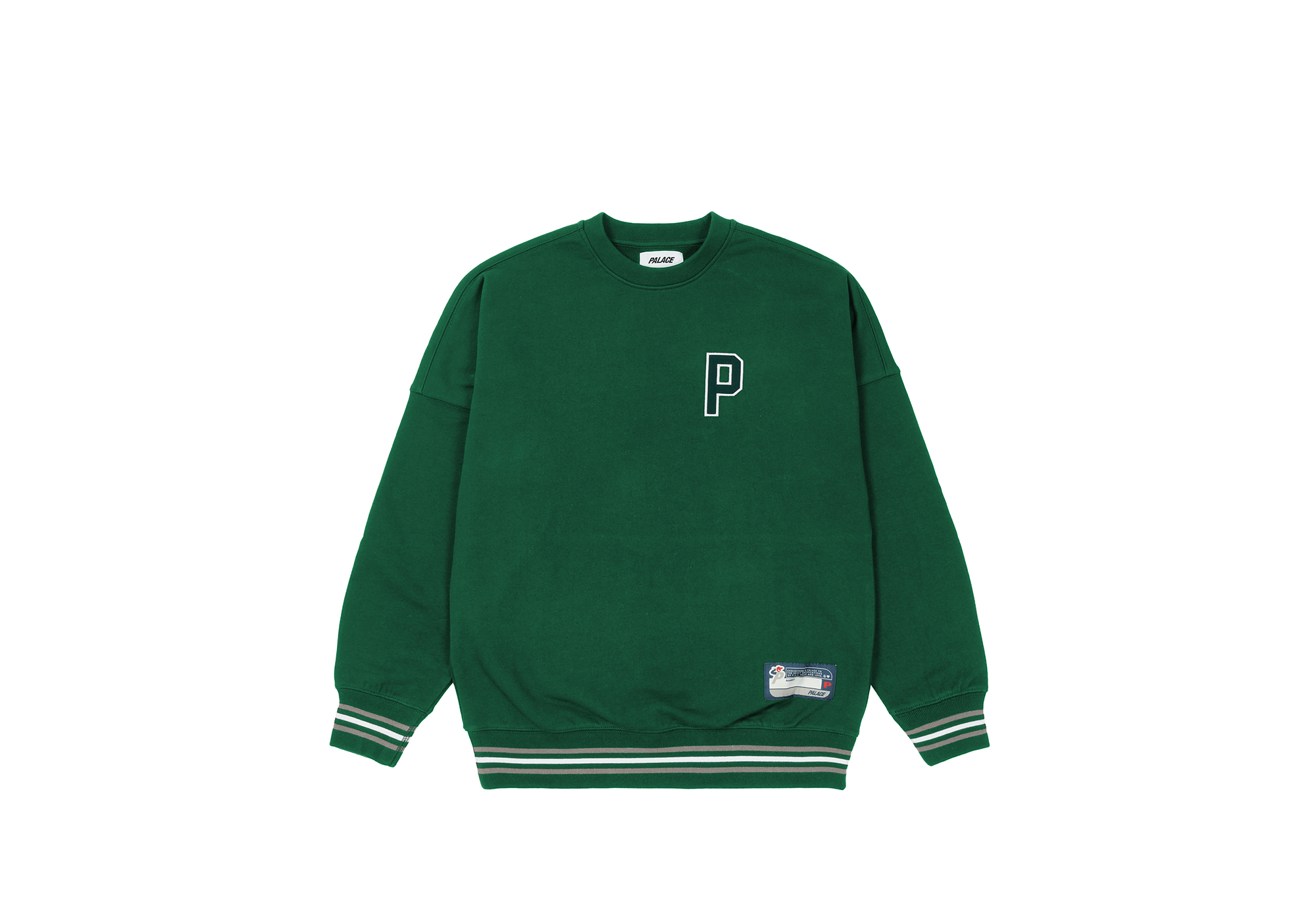 DROP SHOULDER COLLEGE CREW | PALACE SKATEBOARDS