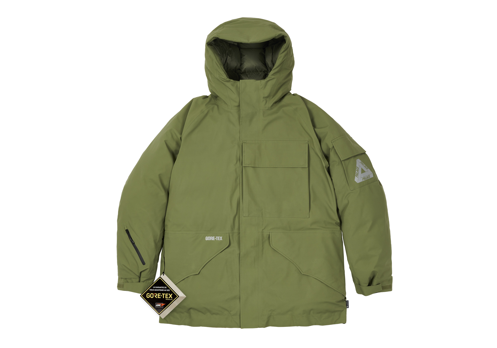 PALACE DOWN JACKET GORE-TEX CARGO PARKA S POLYESTER Blue