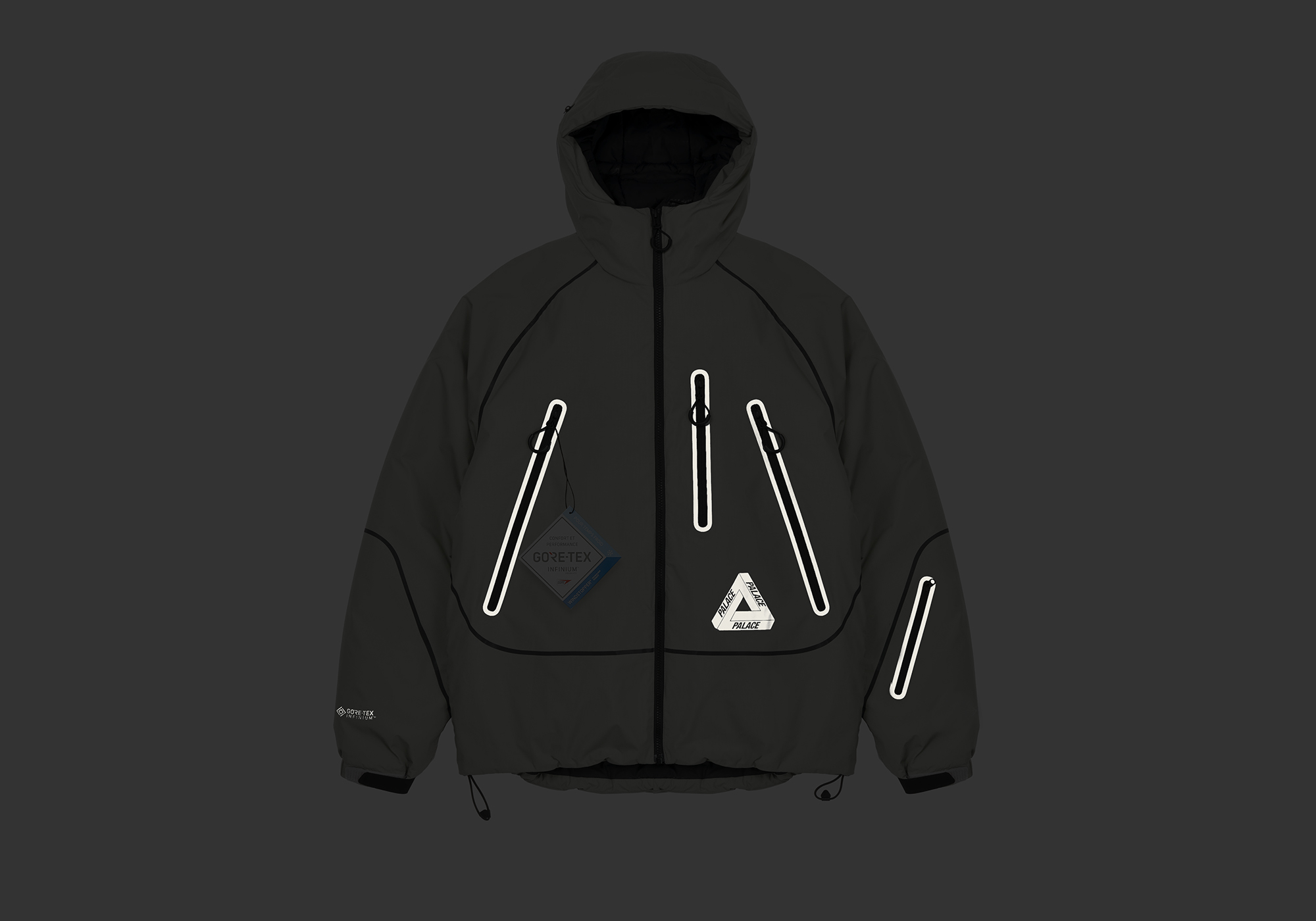 ジャケット・アウター PALACE GORE-TEX Infinium Jacket Black S GORE-TEX INFINIUM CAP JACKET | PALACE SKATEBOARDS