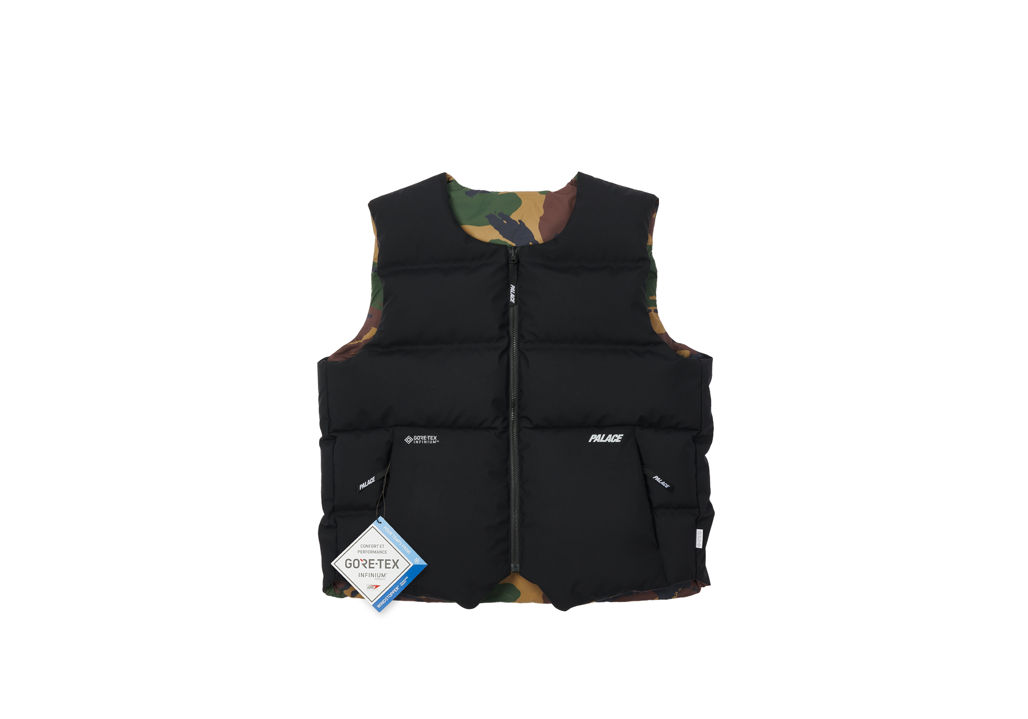 GORE-TEX INFINIUM REVERSO DOWN VEST | PALACE SKATEBOARDS