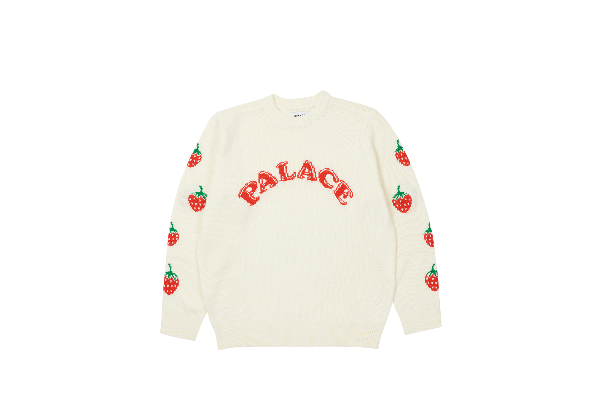 ニット+セーター Palace skateboards Strawberry Knit White STRAWBERRY KNIT | PALACE SKATEBOARDS