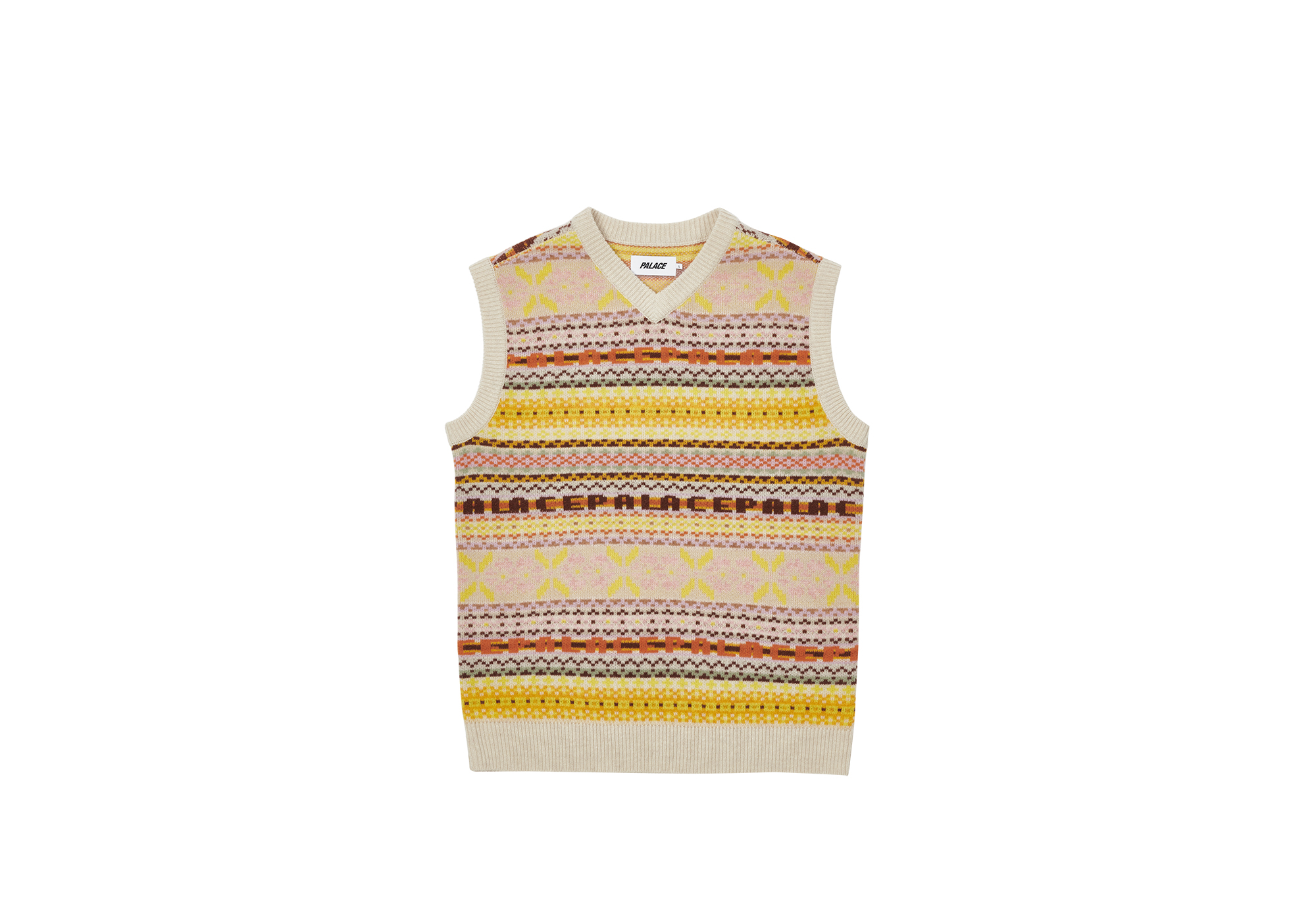 Buy Palace Rose Knit Vest 'Grey' - P23KW010 | GOAT