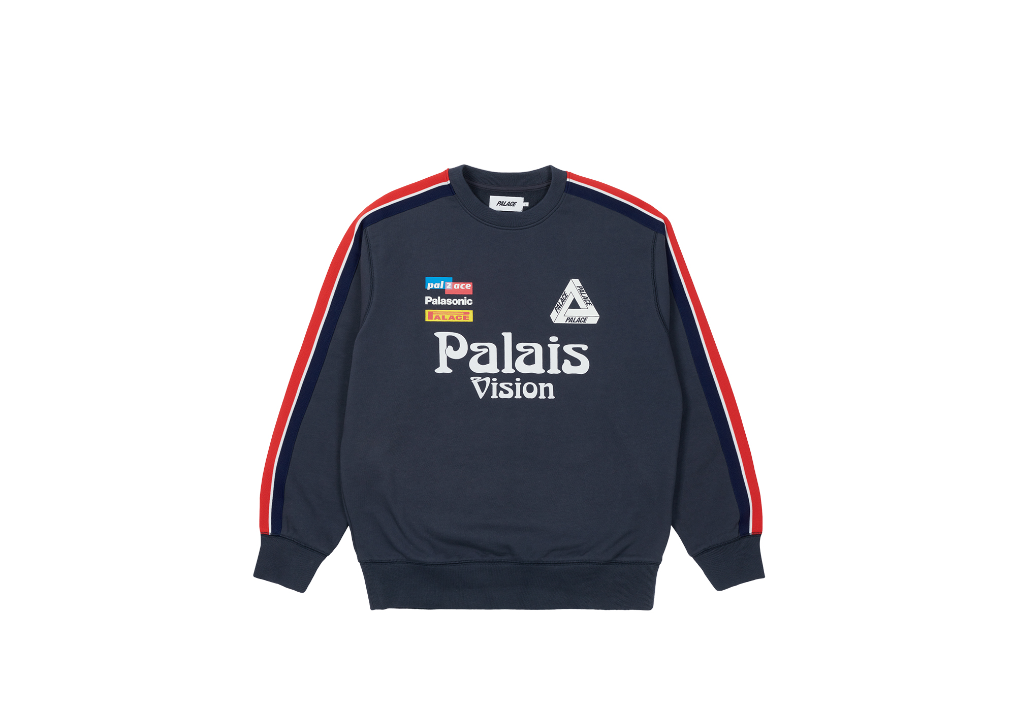 FLAG STRIPE CREW | PALACE SKATEBOARDS