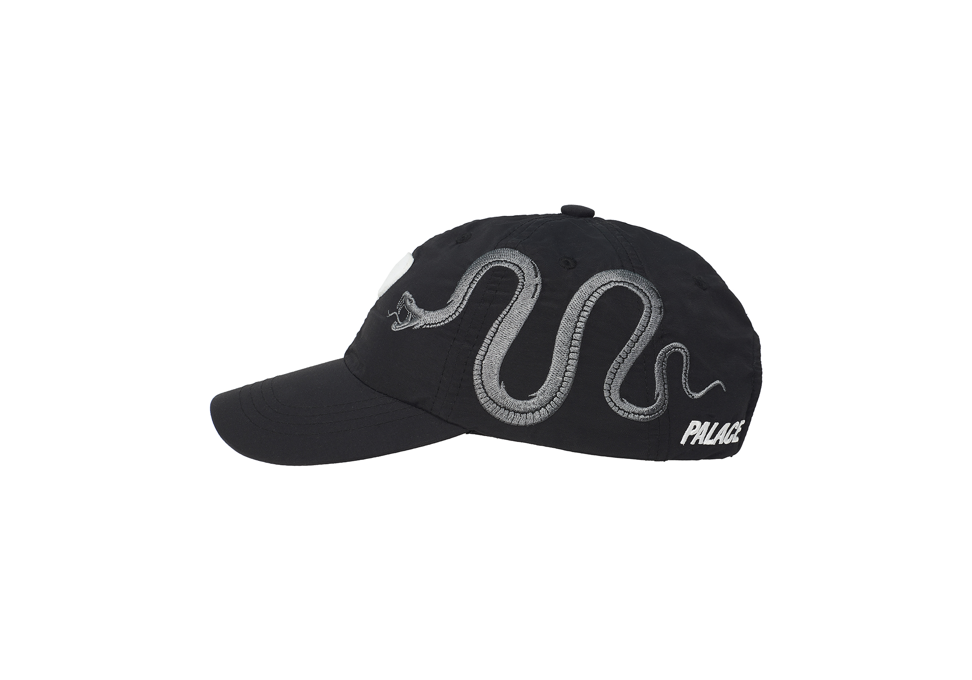 PALACE SNAKE P 6-panel Cap ブラック Palace Snake P 6-Panel Black - SS22 - US