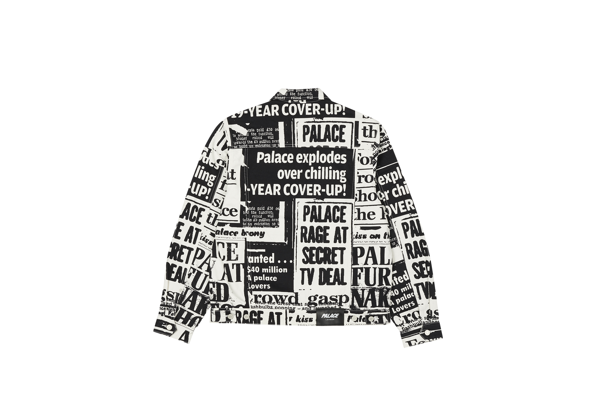 TABLOID DENIM JACKET | PALACE SKATEBOARDS
