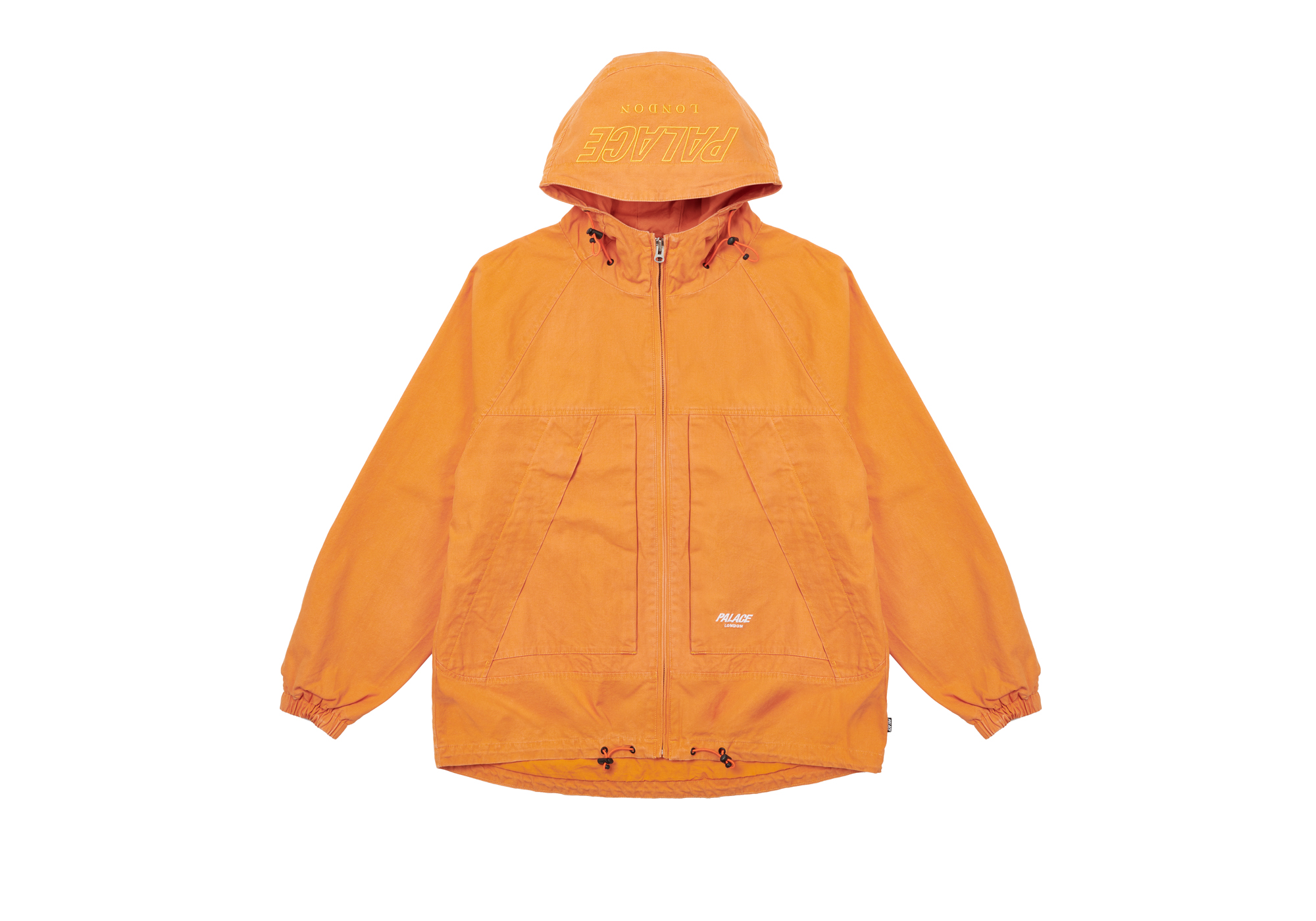 WASHED COTTON HOODED JACKET | PALACE SKATEBOARDS