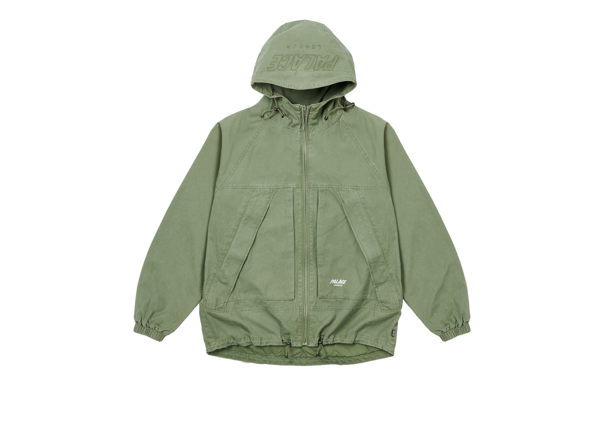 【日本産】 WASHED COTTON HOODED JACKET | PALACE SKATEBOARDS ジャケット・アウター