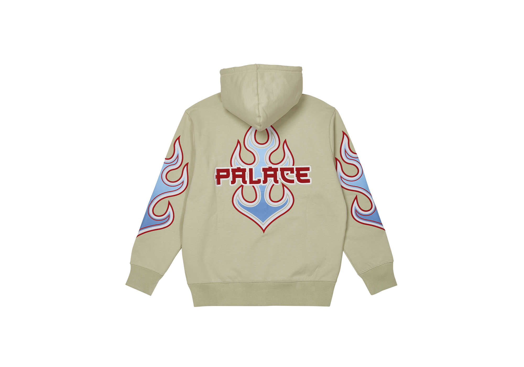 PALACE FLAME ZIP HOOD BONE WHITE パーカー FLAME ZIP HOOD | PALACE SKATEBOARDS
