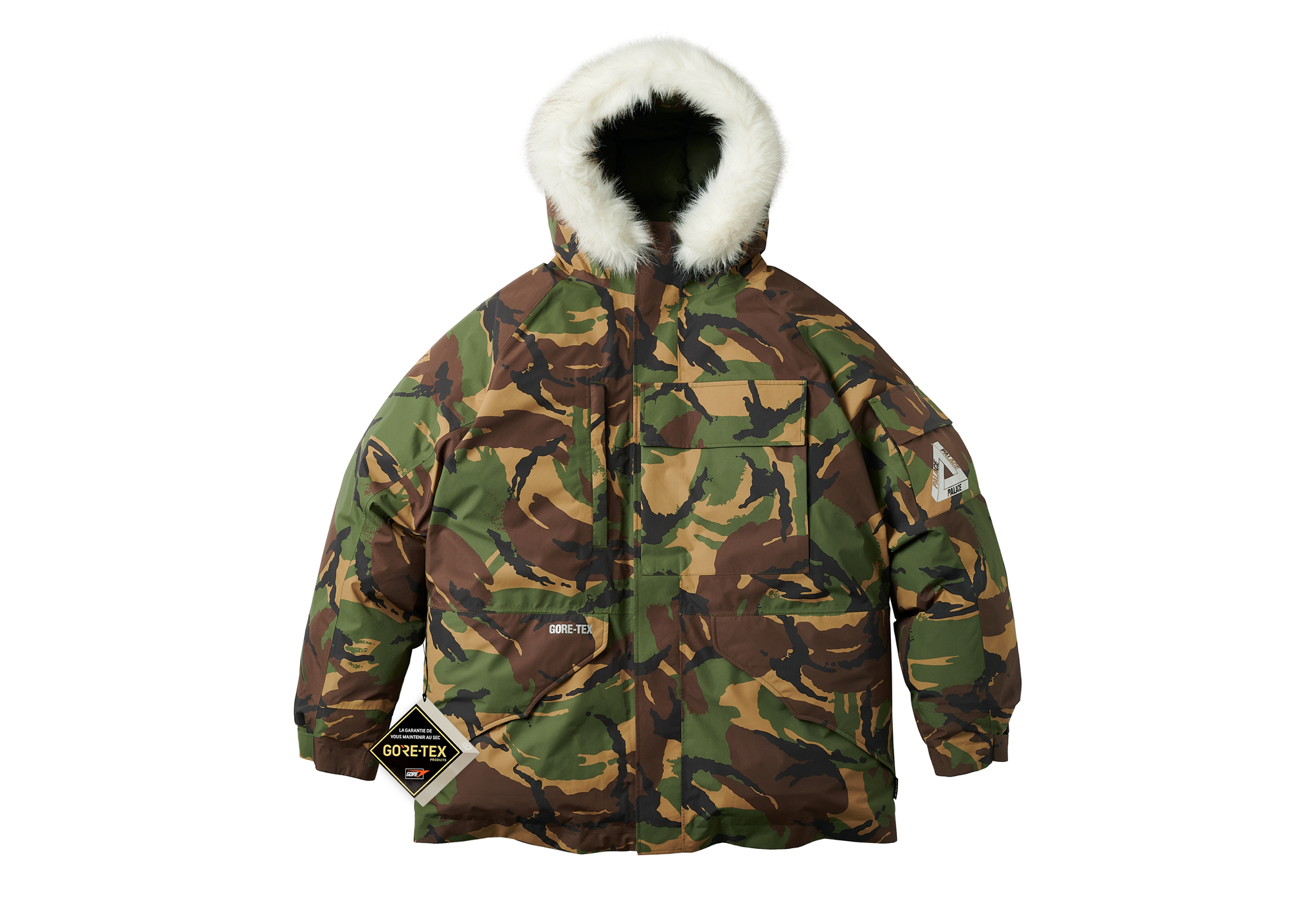 Palace Gore-Tex Cargo Down Parka Black Men's - FW23 - US