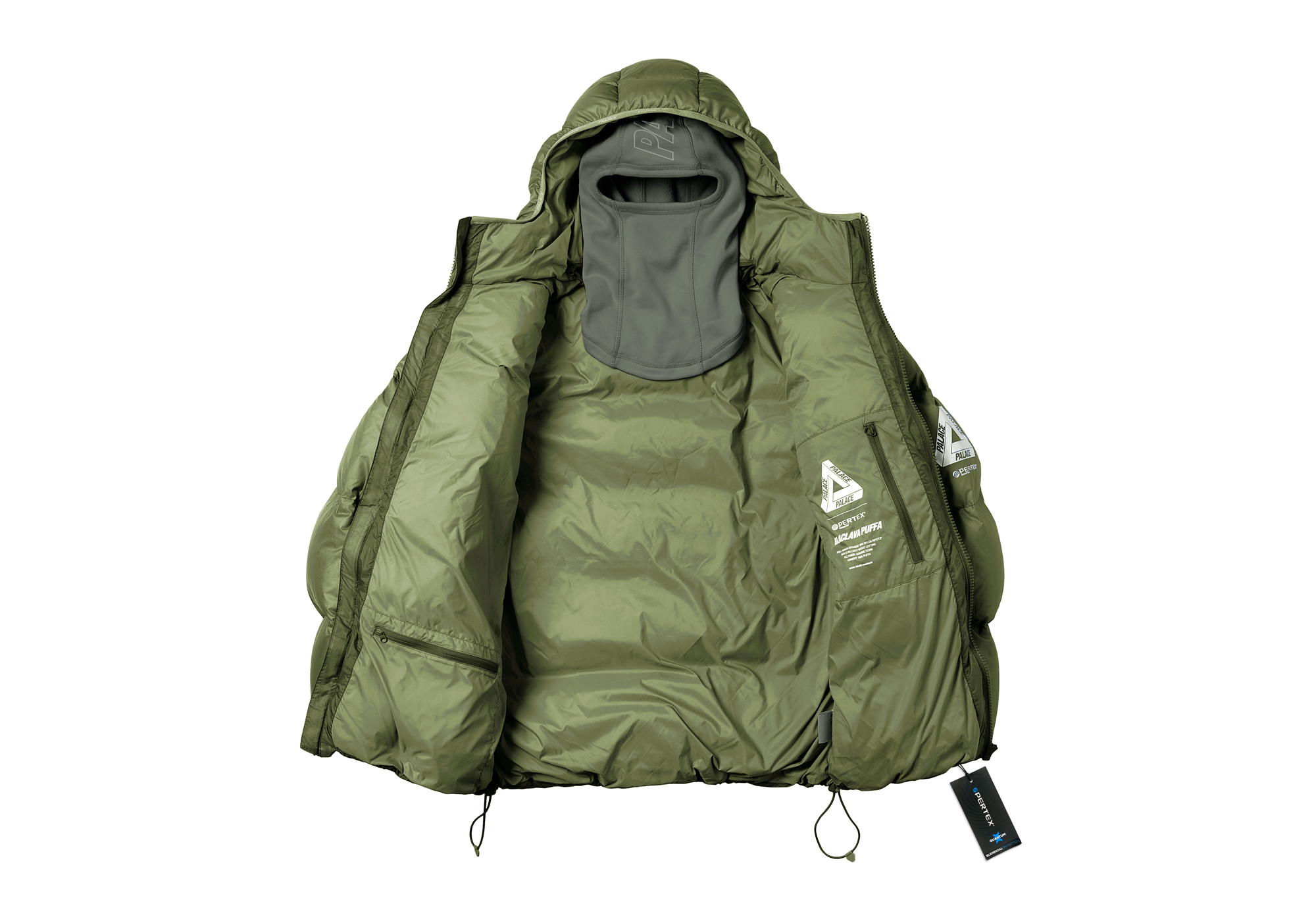 PERTEX FROST BALACLAVA PUFFA | PALACE SKATEBOARDS
