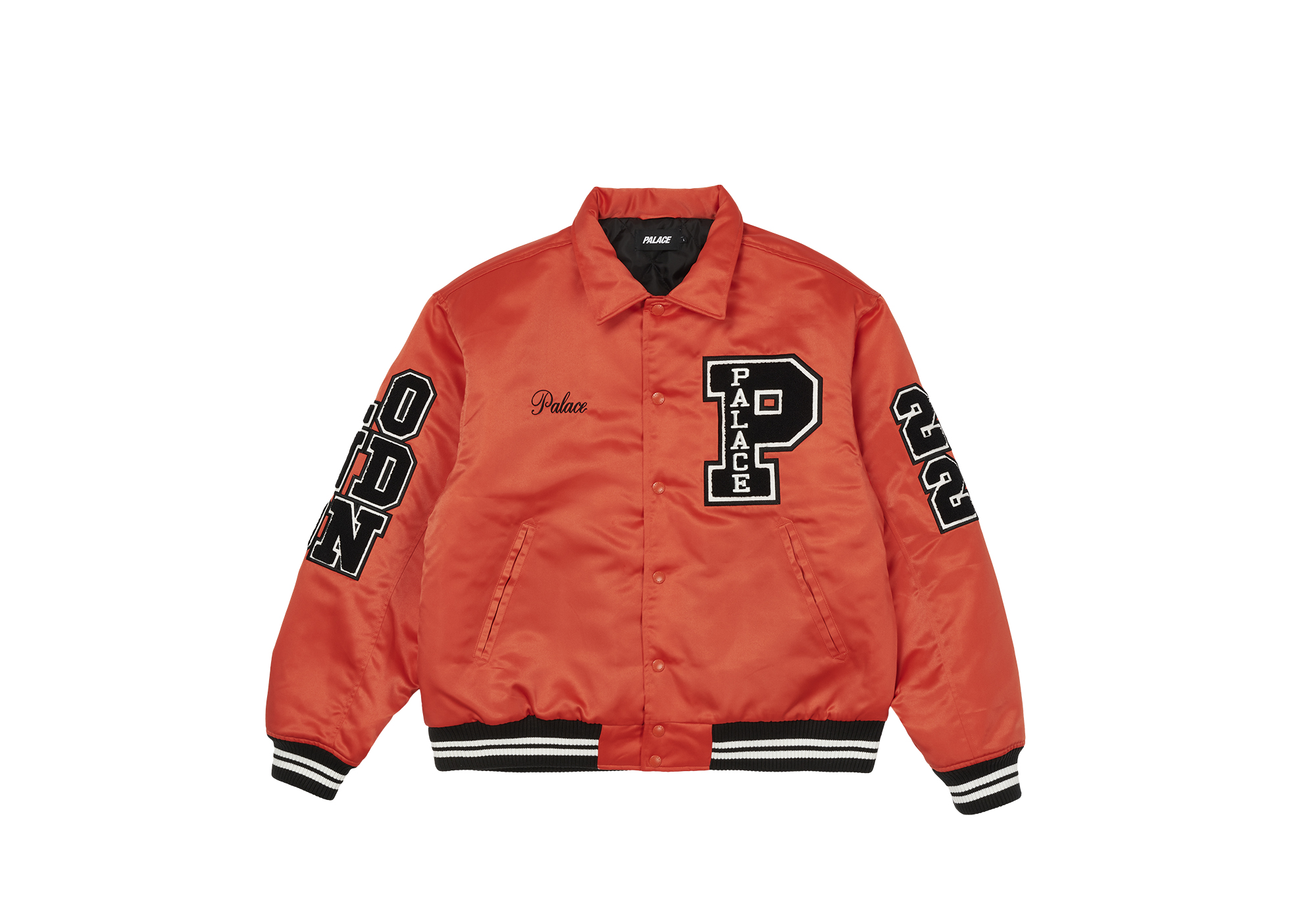 【SOMEWHERE BUTTER】Satin varsity jacket Satin varsity jacket - navy - SOMEWHERE BUTTER.