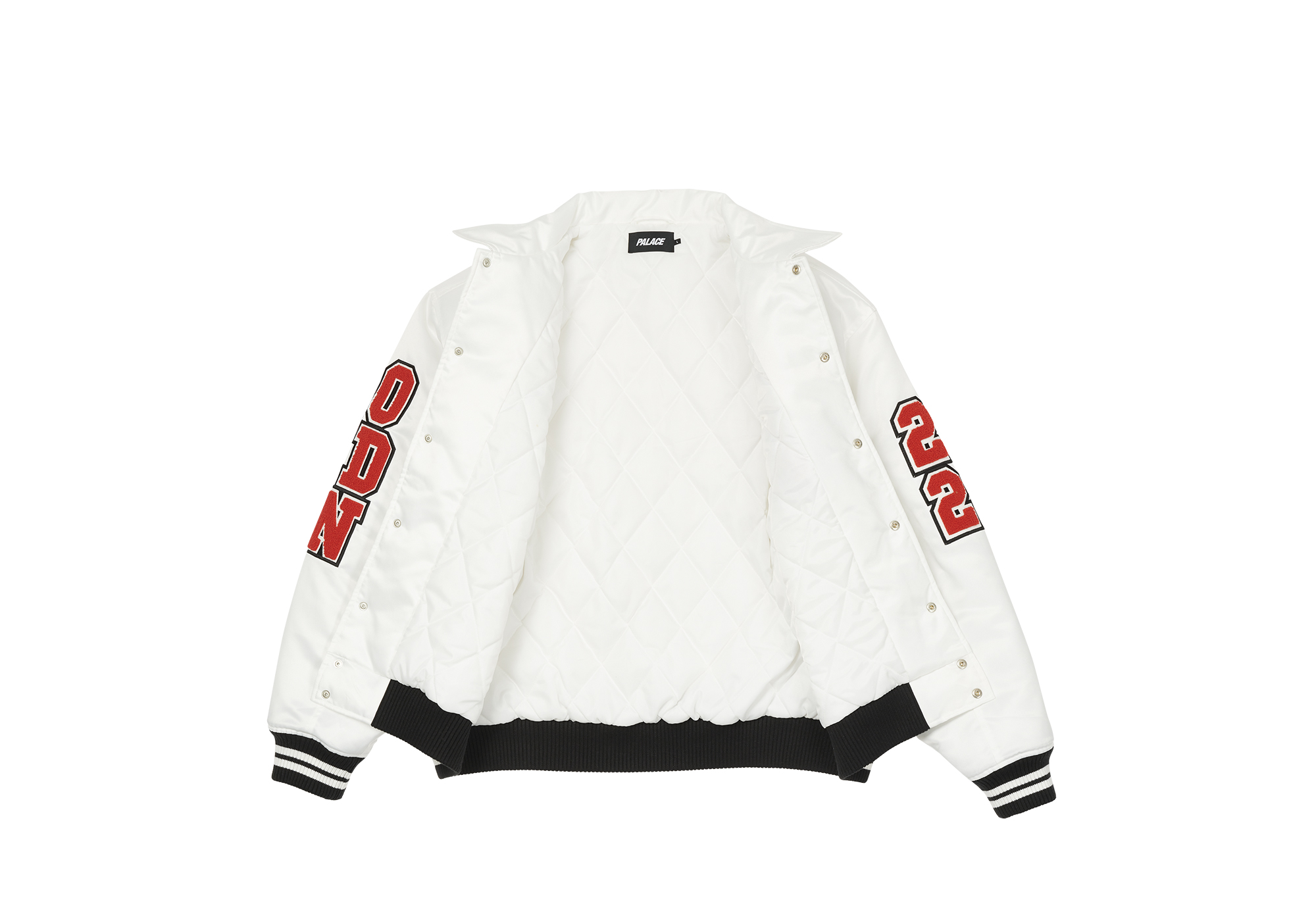 SATIN VARSITY JACKET | PALACE SKATEBOARDS