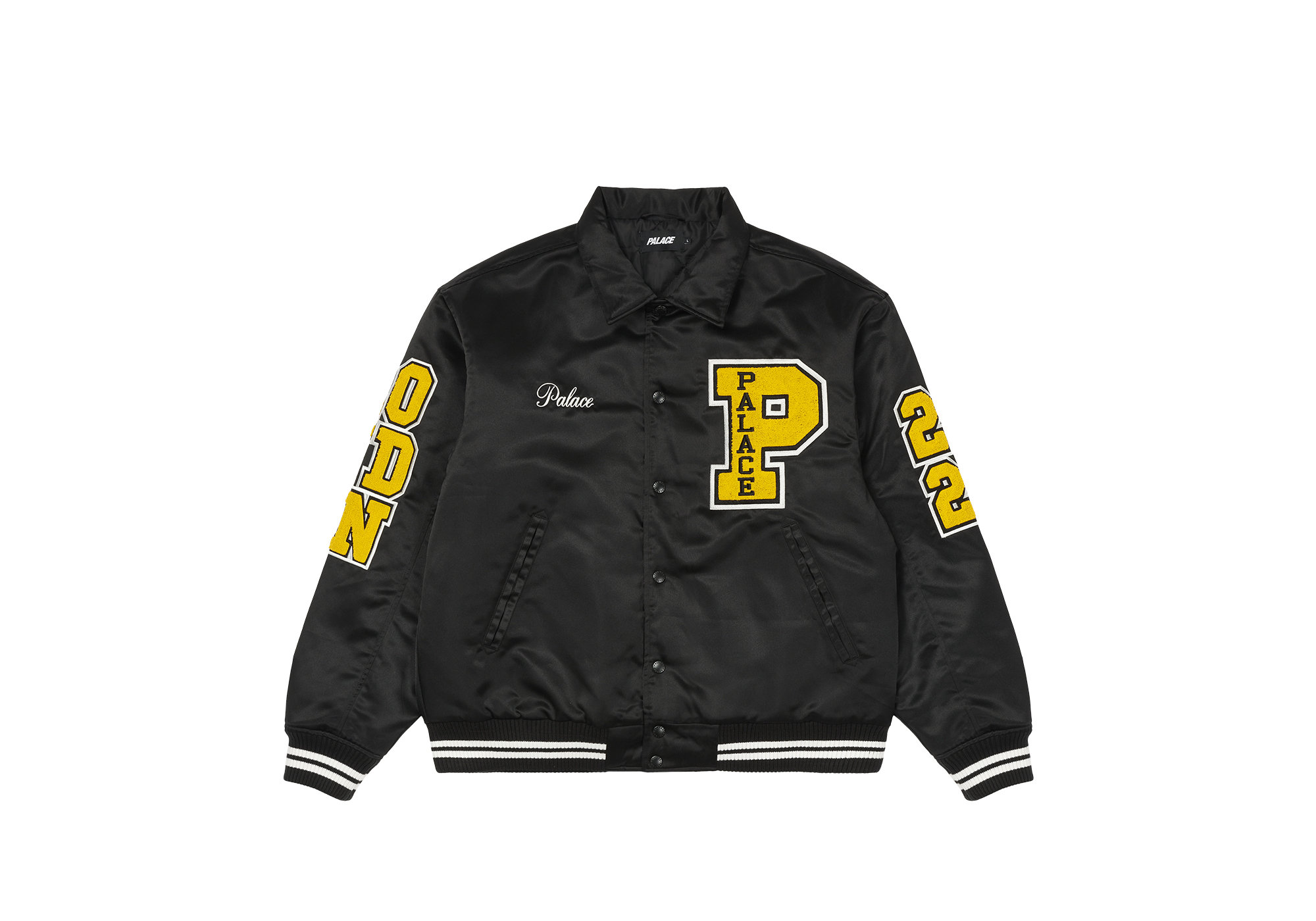 SATIN VARSITY JACKET | PALACE SKATEBOARDS