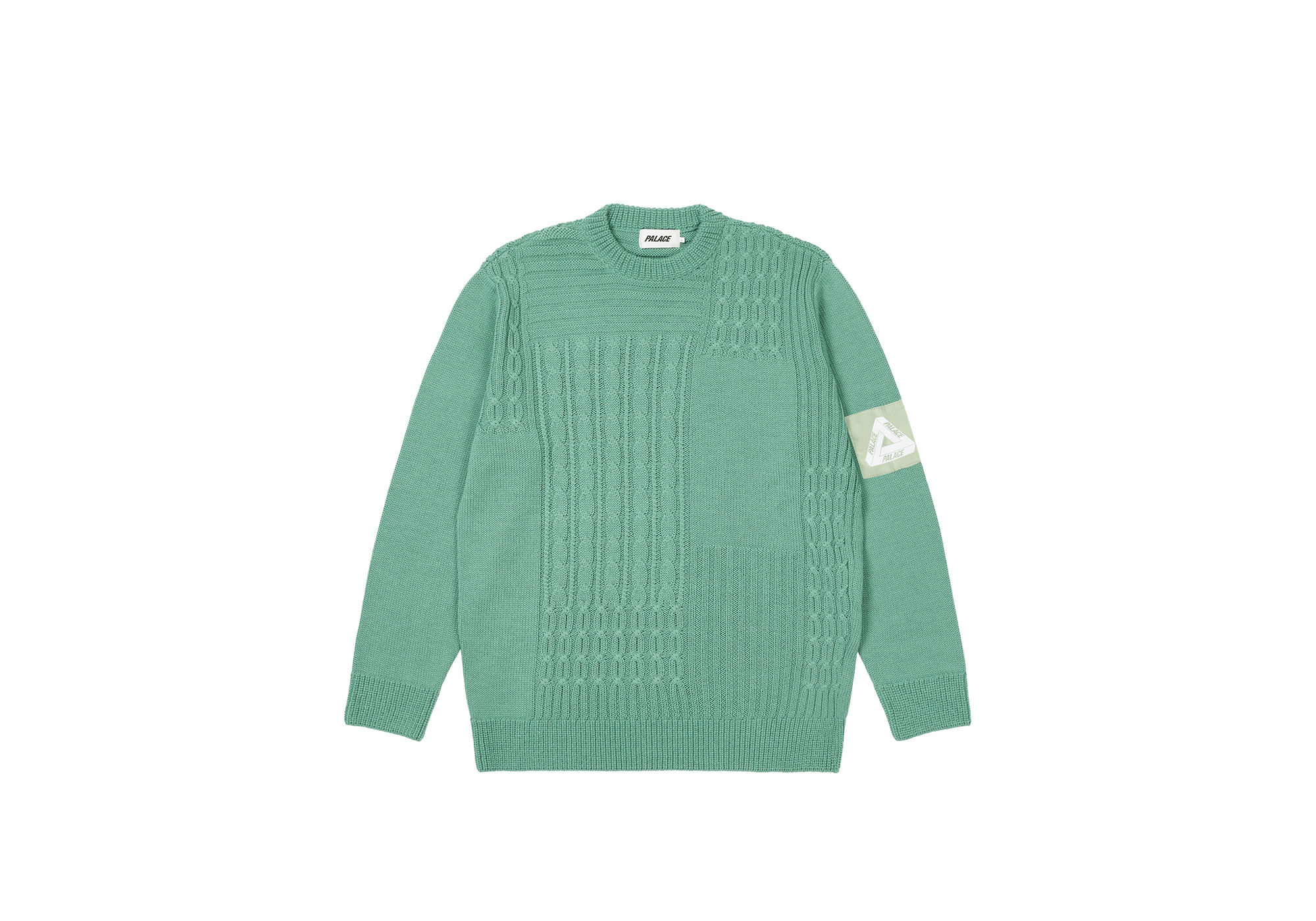 CABLE PATCHWORK KNIT | PALACE SKATEBOARDS