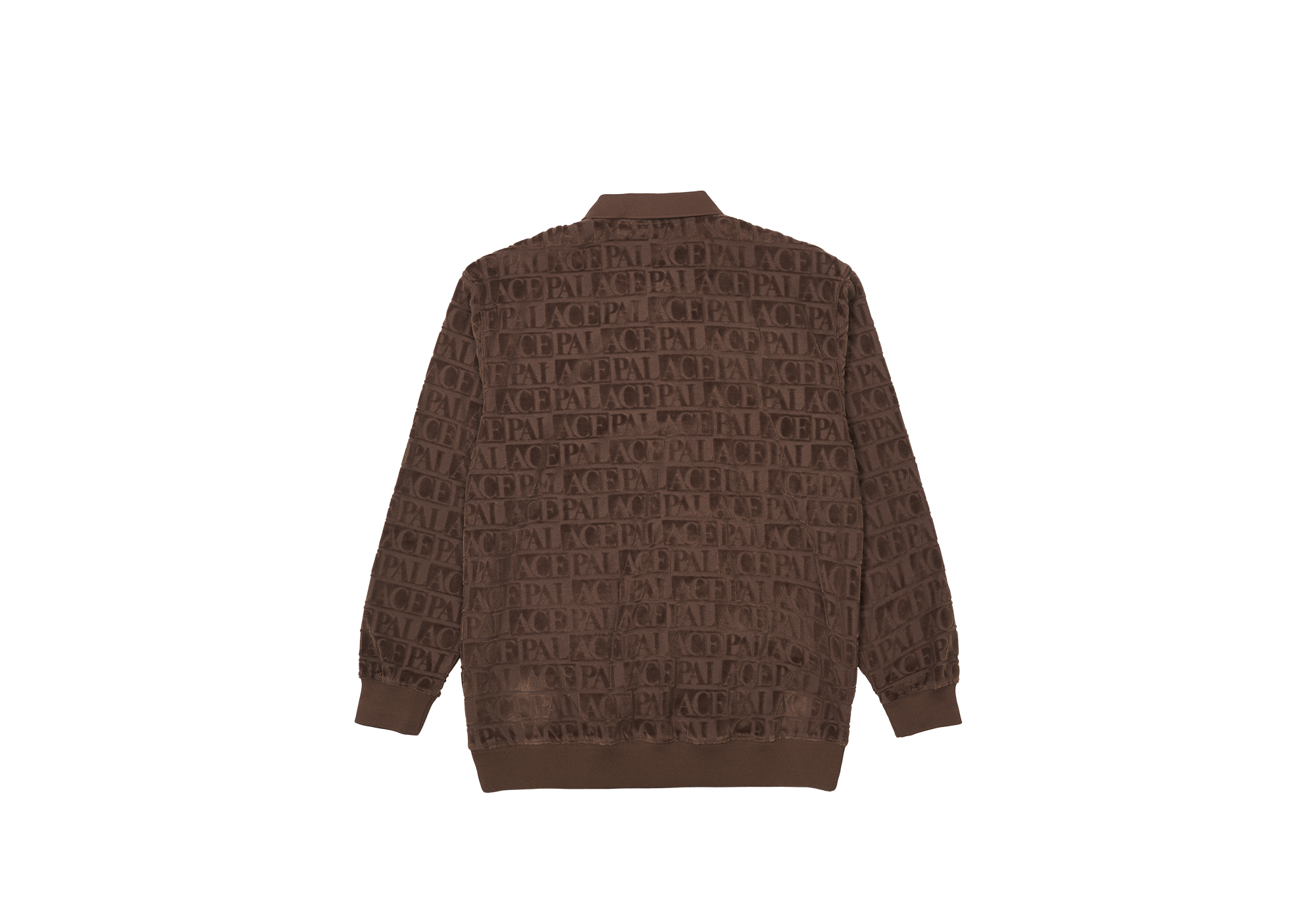 DOMINO JACQUARD 1/4 ZIP POLO CREW | PALACE SKATEBOARDS