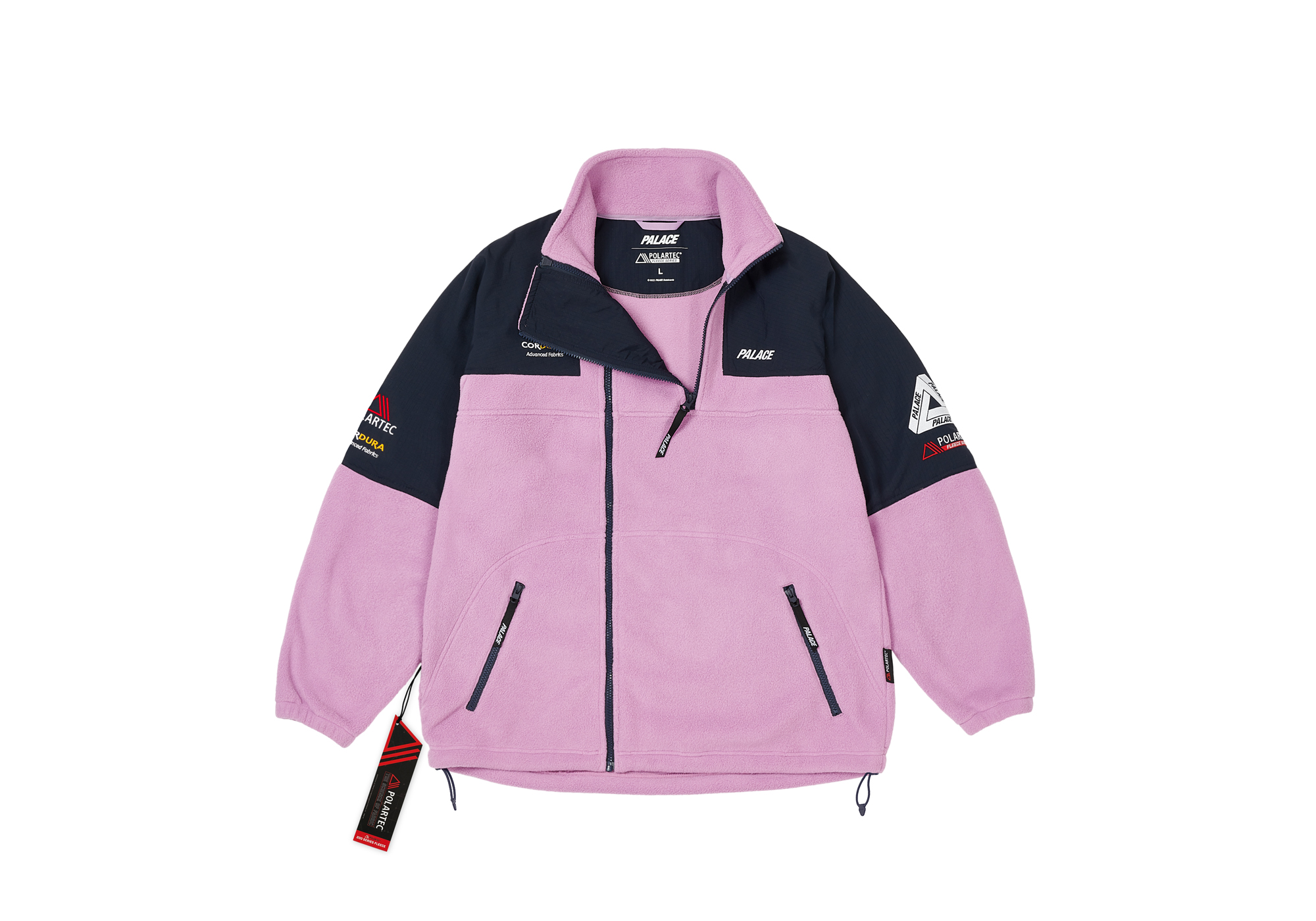スケートボード palace skateboards double zip jacket XL Palace Skateboards Full-Zip Insulated Jacket Navy Blue Size