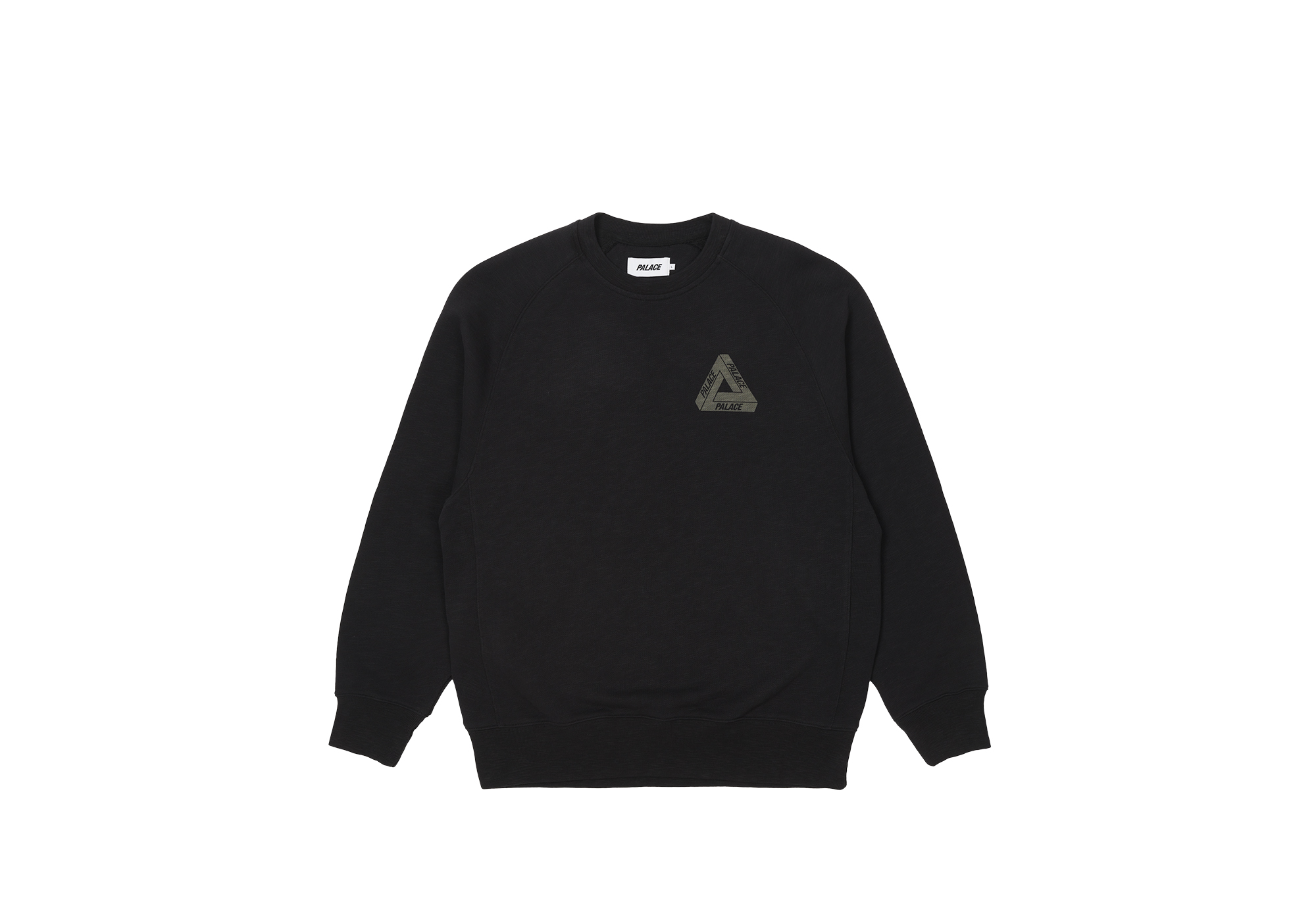 トップス PALACE Tri-Ferg Slub Crew Black TRI-FERG SLUB CREW | PALACE SKATEBOARDS