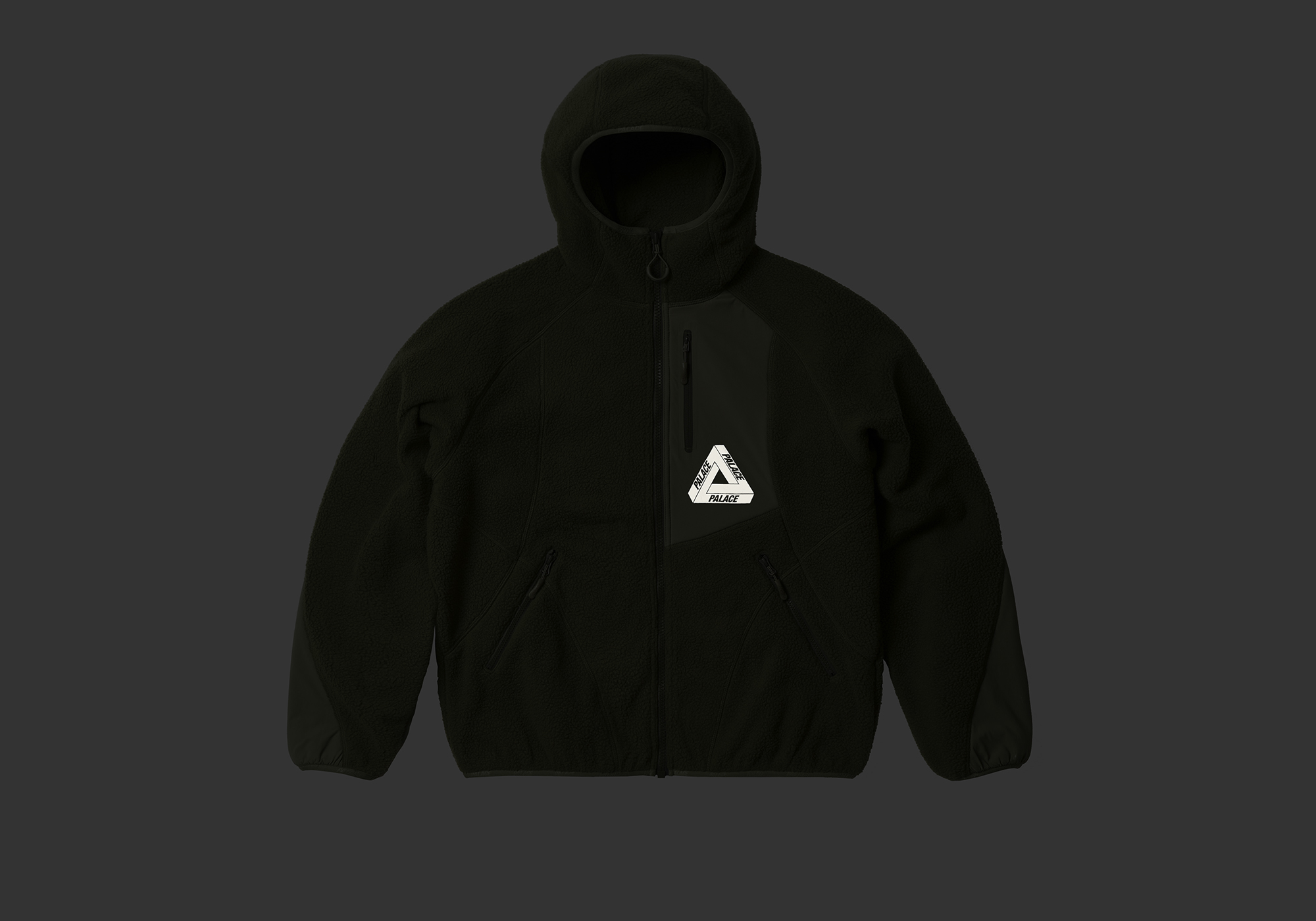 黒S PALACE THERMALITE FLEECE JACKET フリース Palace Thermalite Fleece Jacket Black Men's - FW23 - US