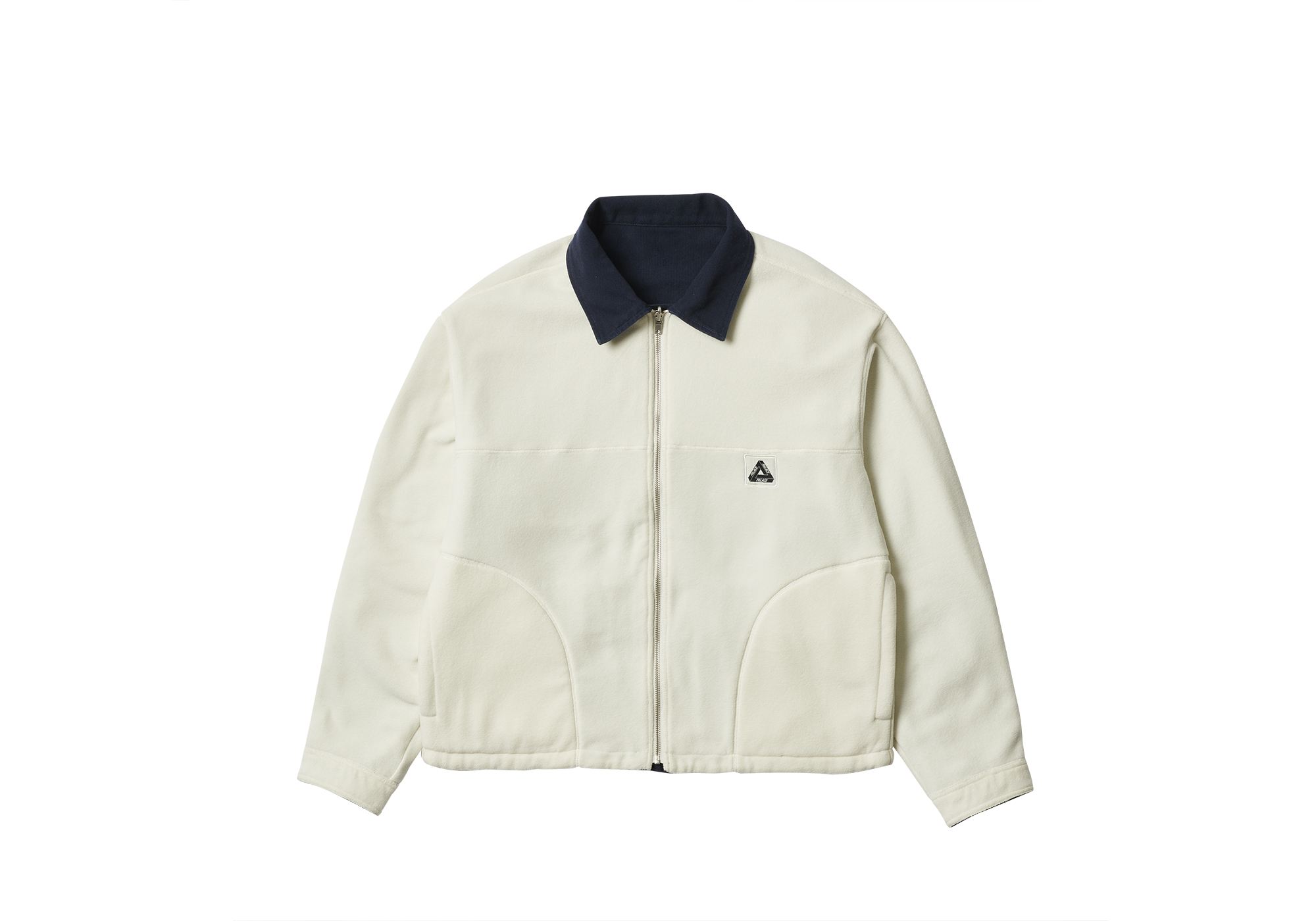 REVERSIBLE CANVAS FLEECE JACKET | PALACE SKATEBOARDS