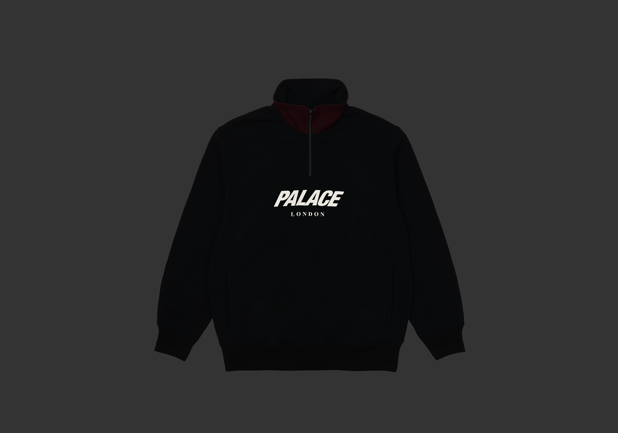 RIB 1/4 ZIP FUNNEL | PALACE SKATEBOARDS
