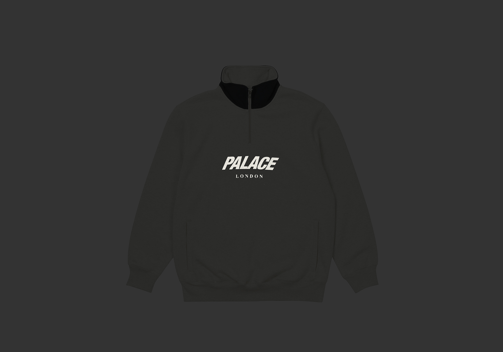 RIB 1/4 ZIP FUNNEL | PALACE SKATEBOARDS