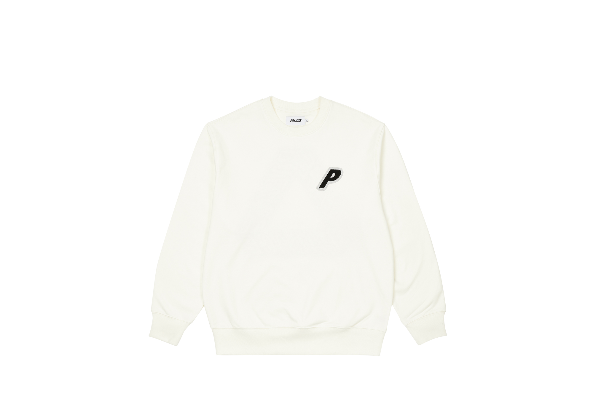 P-3 APPLIQUE CREW | PALACE SKATEBOARDS