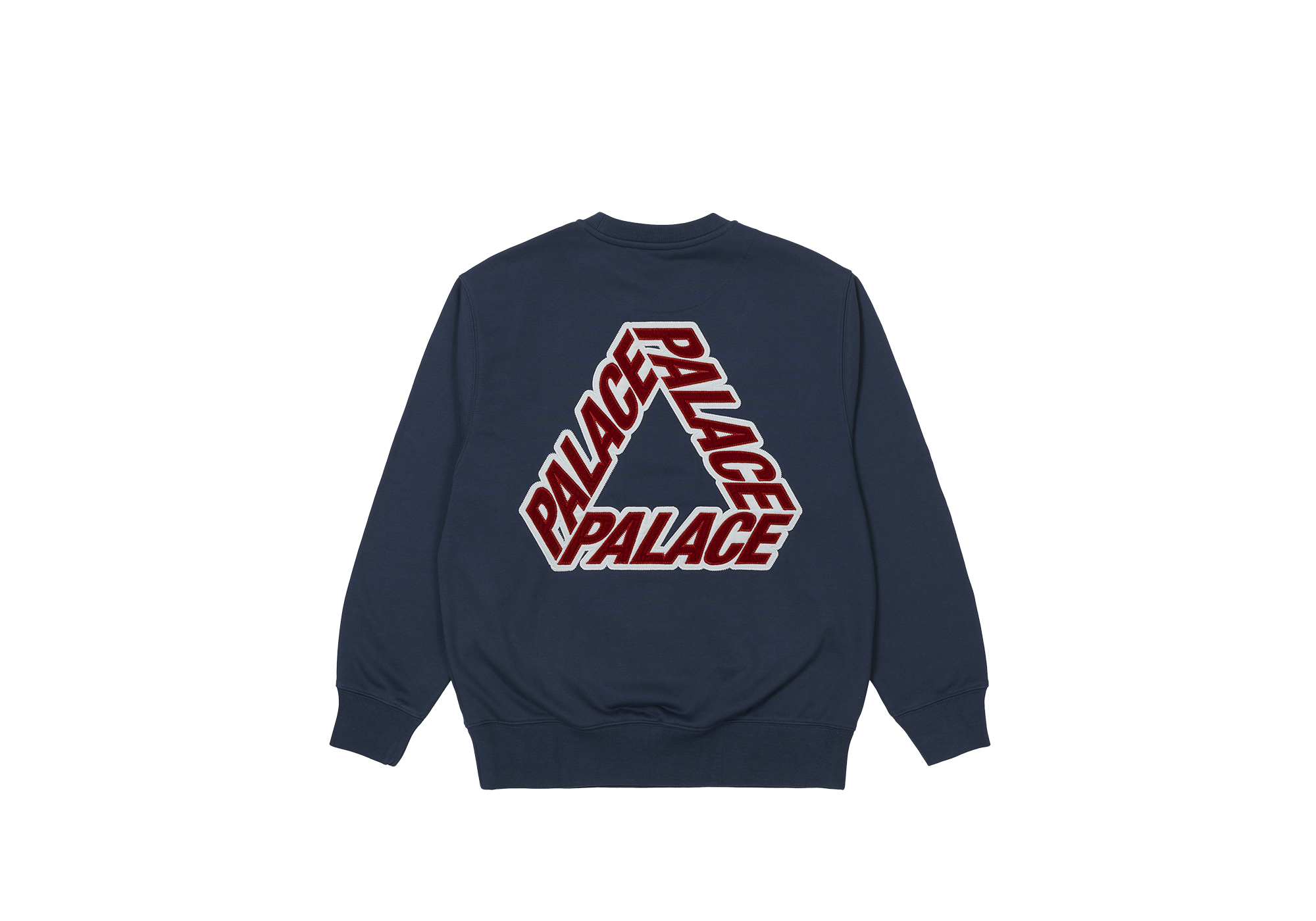P-3 APPLIQUE CREW | PALACE SKATEBOARDS