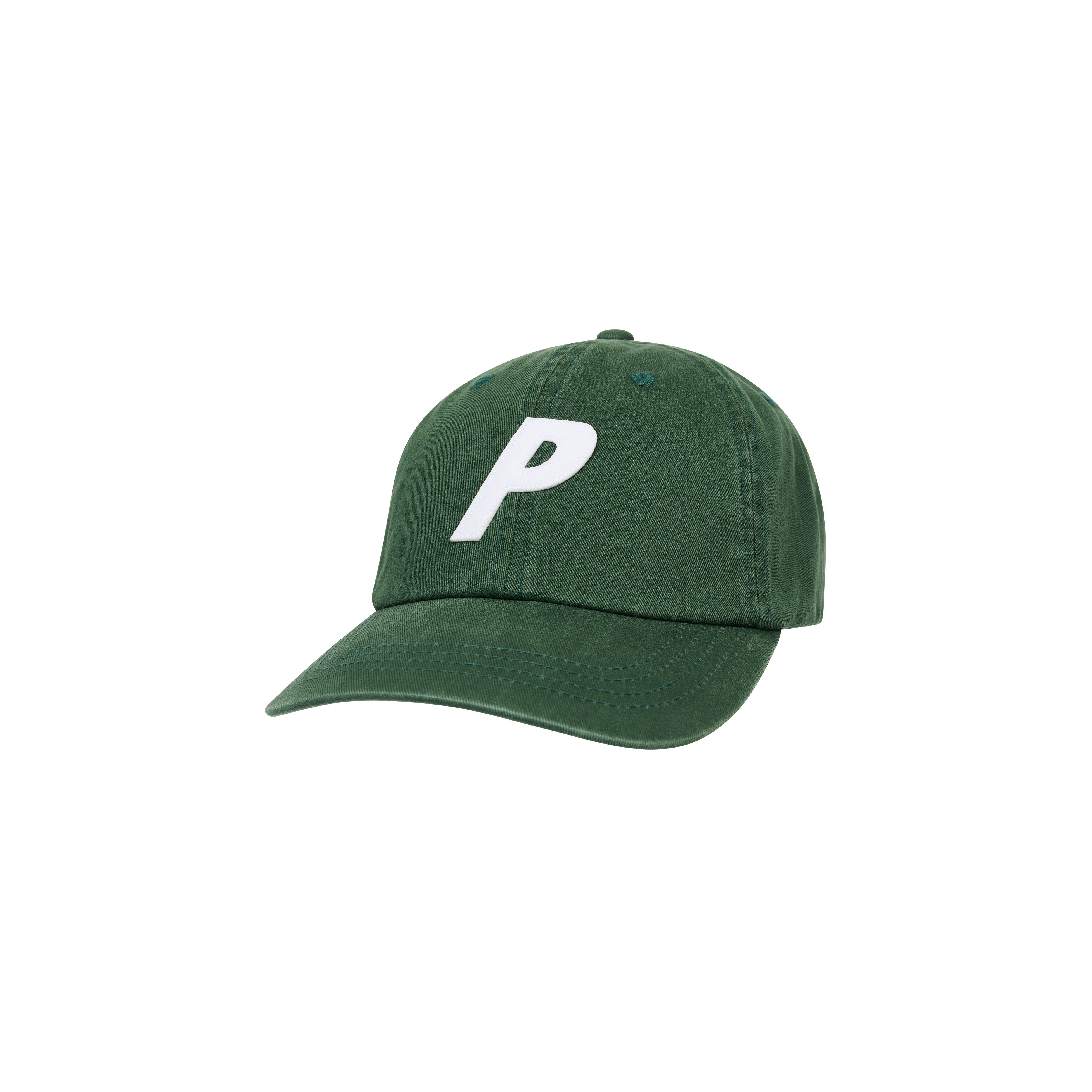 palace 6 panel white cap logo P Brand New 100% Cotton
