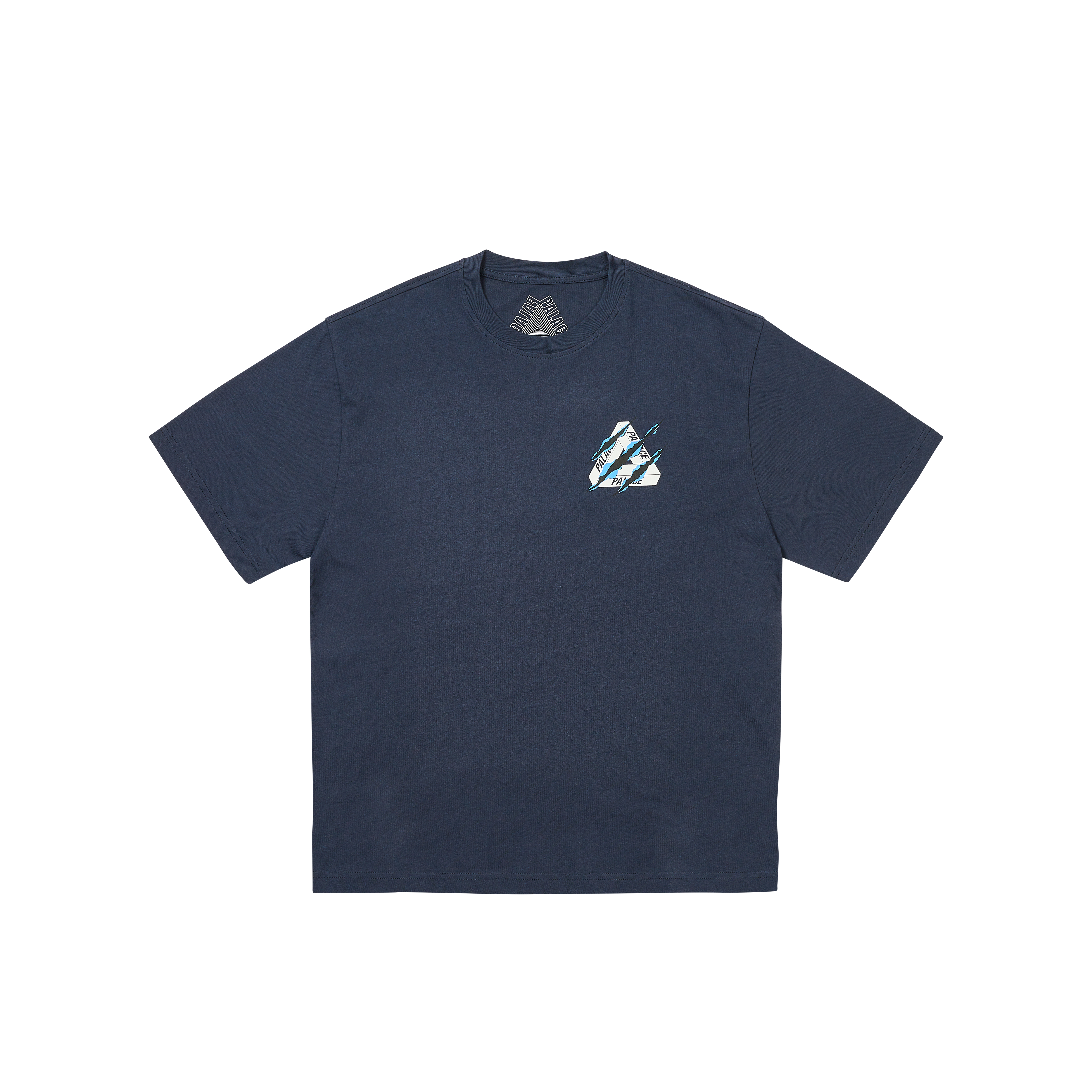 人気 ☆PALACE☆ RIPPED TRI T-SHIRT GREY MARL- 25SS Palace Riped T-Shirt Gray-Buy at Hypeneedz