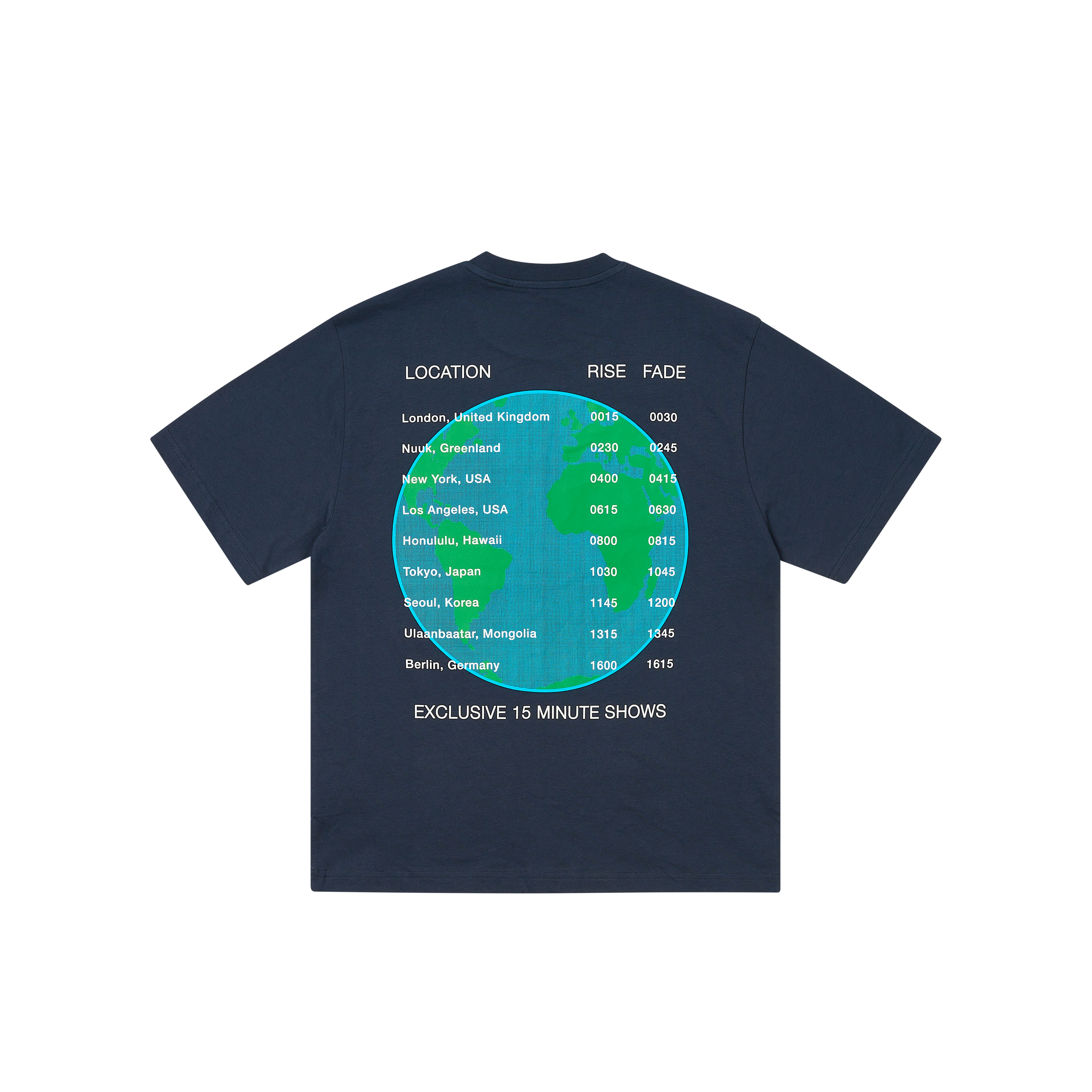 ★25SS WEEK5★Palace WORLD TOUR T-SHIRT WORLD TOUR T-SHIRT | PALACE SKATEBOARDS