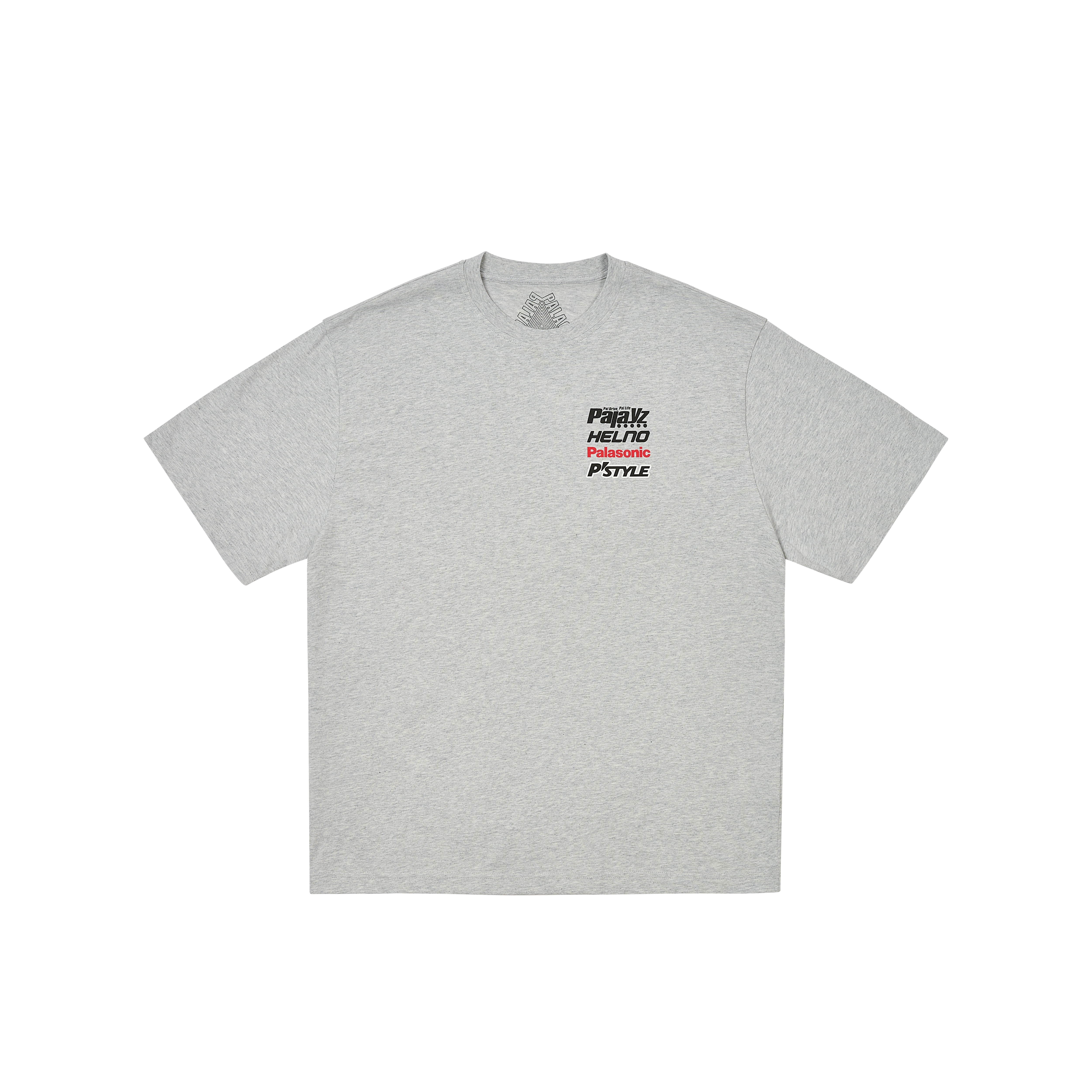 人気 ☆PALACE☆ RACEY T-SHIRT GREY MARL - 25SS RACEY T-SHIRT | PALACE SKATEBOARDS